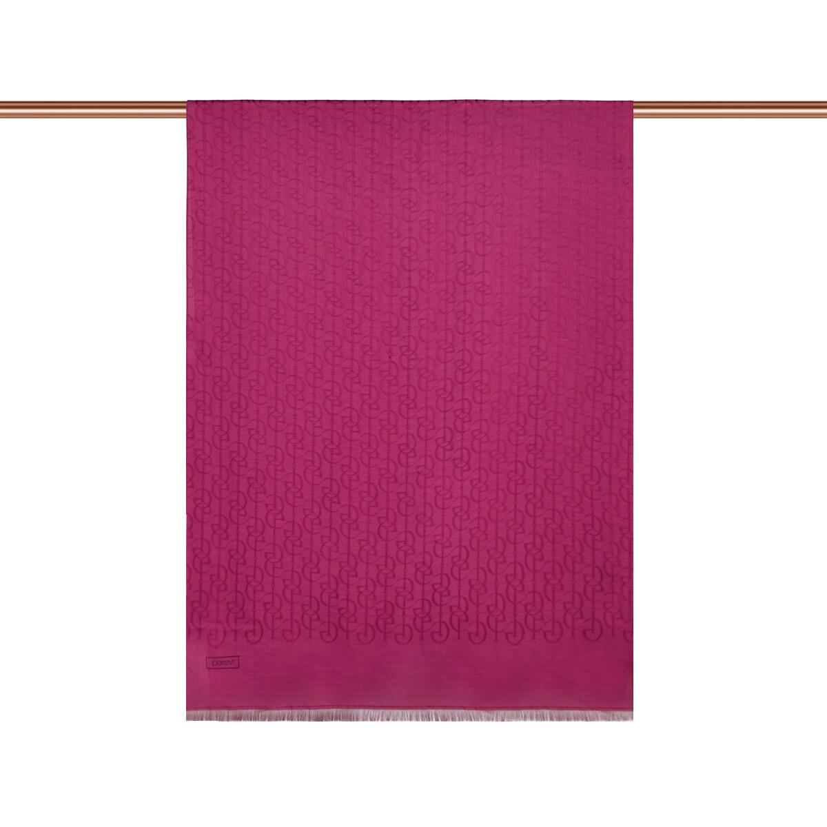 İpekevi Dört Mevsim İE Monogram Şal 04474-VİŞNE