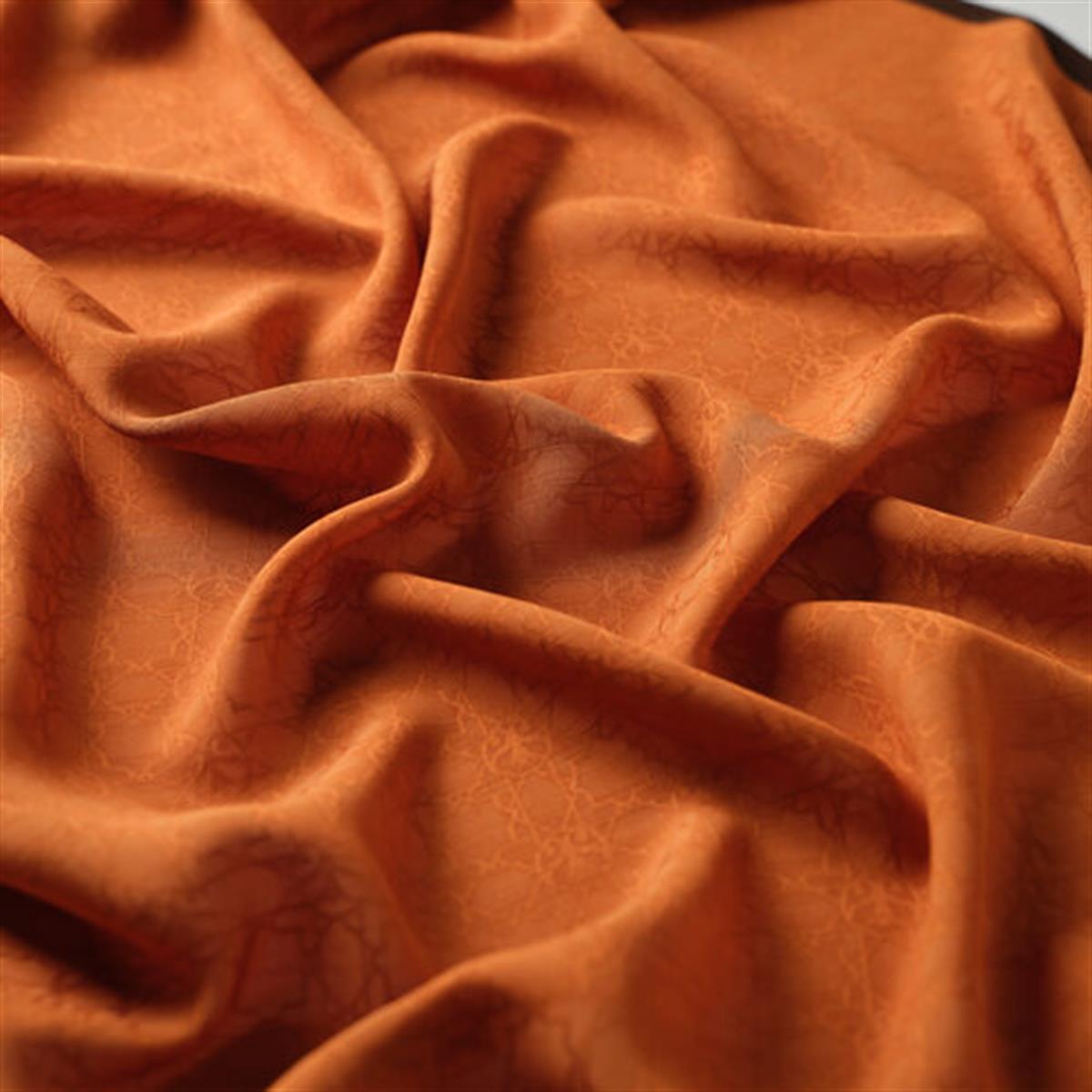 İpekevi Dört Mevsim Monogram Desen Şal 04356-Taba