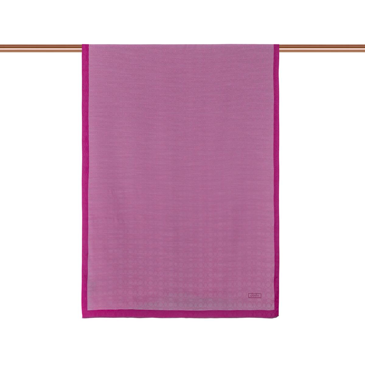 İpekevi Dört Mevsim Monogram Desen Şal 04356-Şeker Pembe