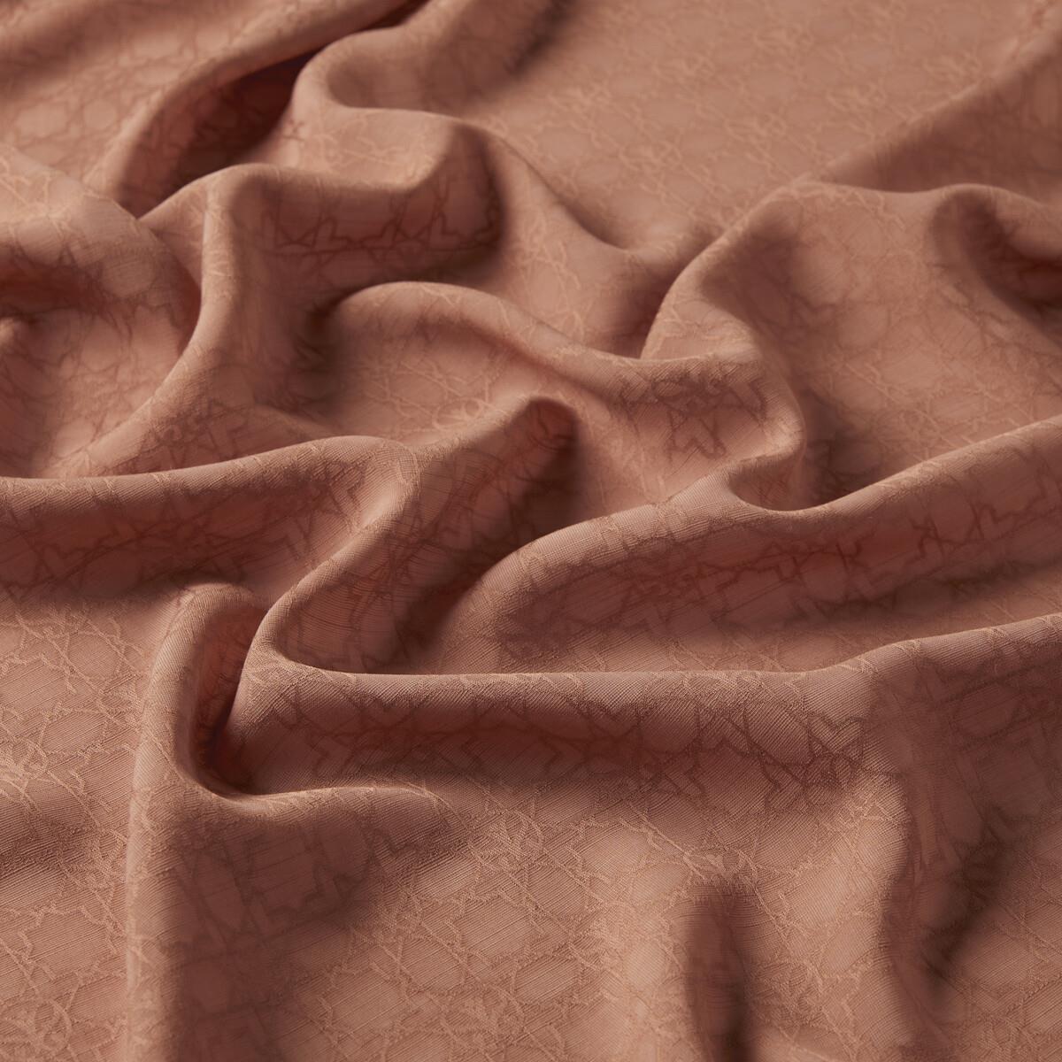 İpekevi Dört Mevsim Monogram Desen Şal 04356-Bakır