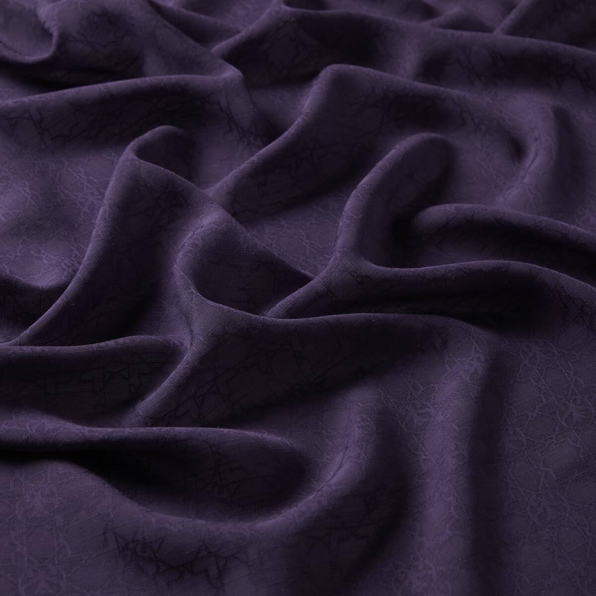 İpekevi Dört Mevsim Monogram Desen Şal 04356-Mor