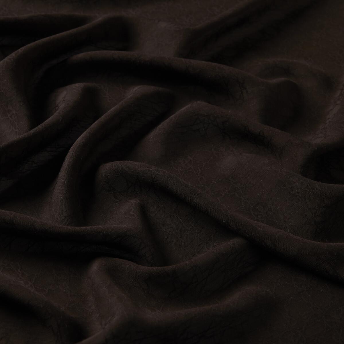 İpekevi Dört Mevsim Monogram Desen Şal 04356-Acı Kahve