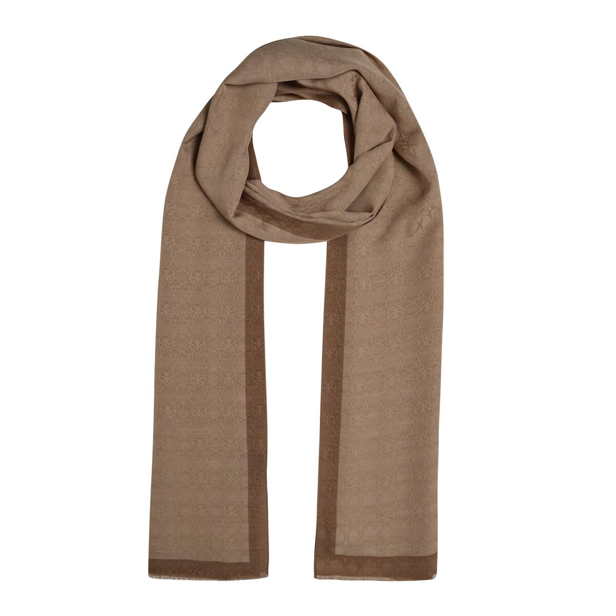 İpekevi Dört Mevsim Monogram Desen Şal 04356-Fondöten
