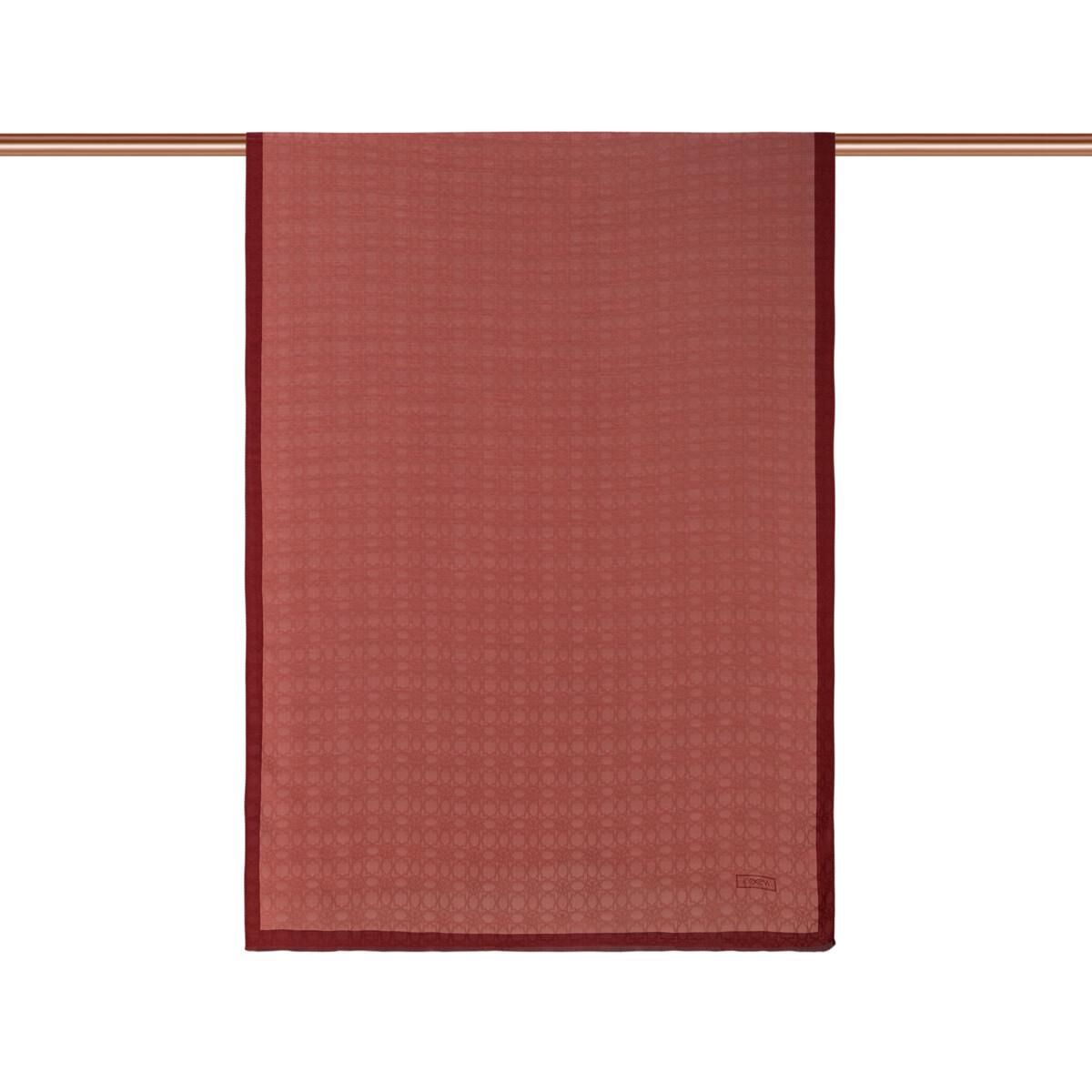 İpekevi Dört Mevsim Monogram Desen Şal 04356-Kızılbakır