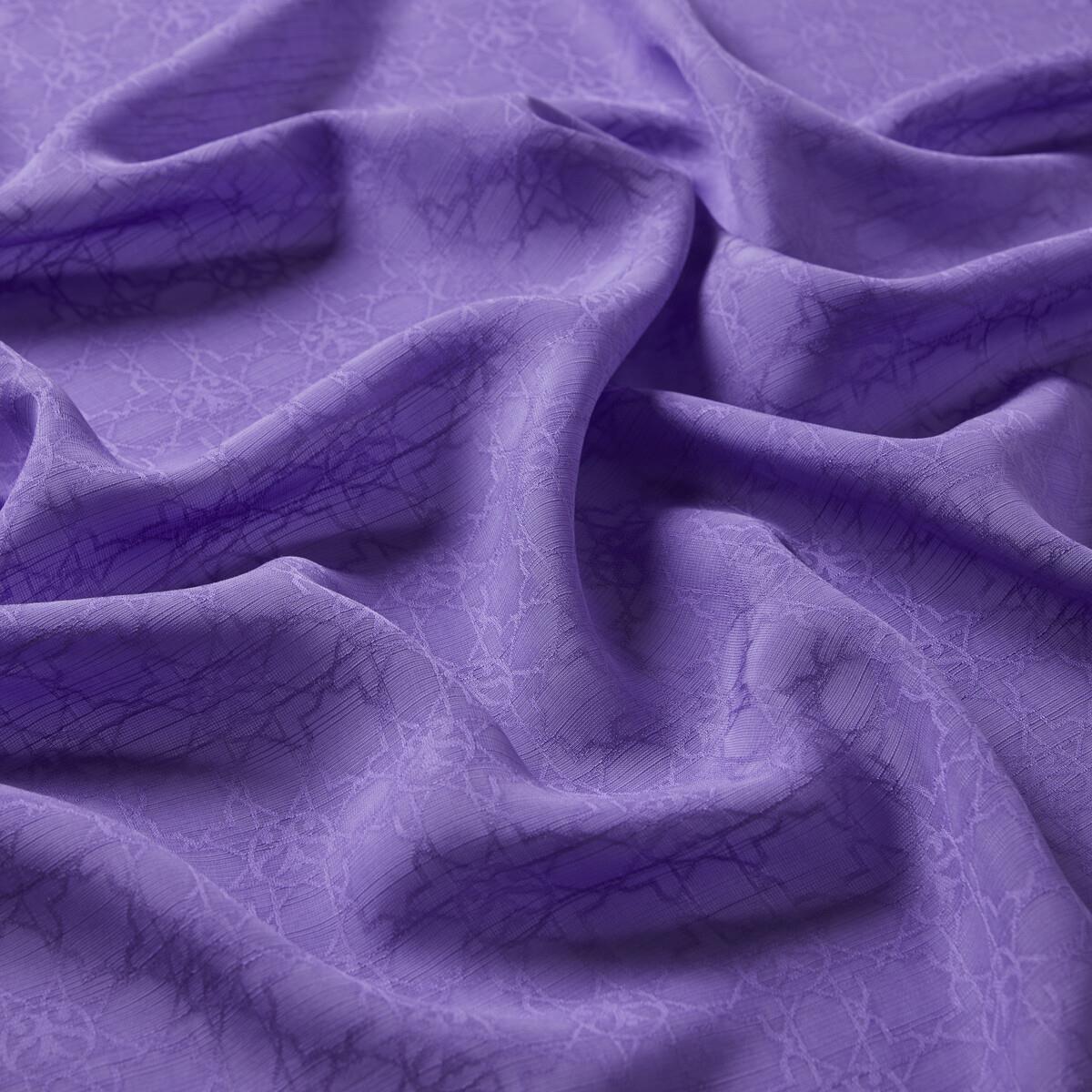 İpekevi Dört Mevsim Monogram Desen Şal 04356-Violet