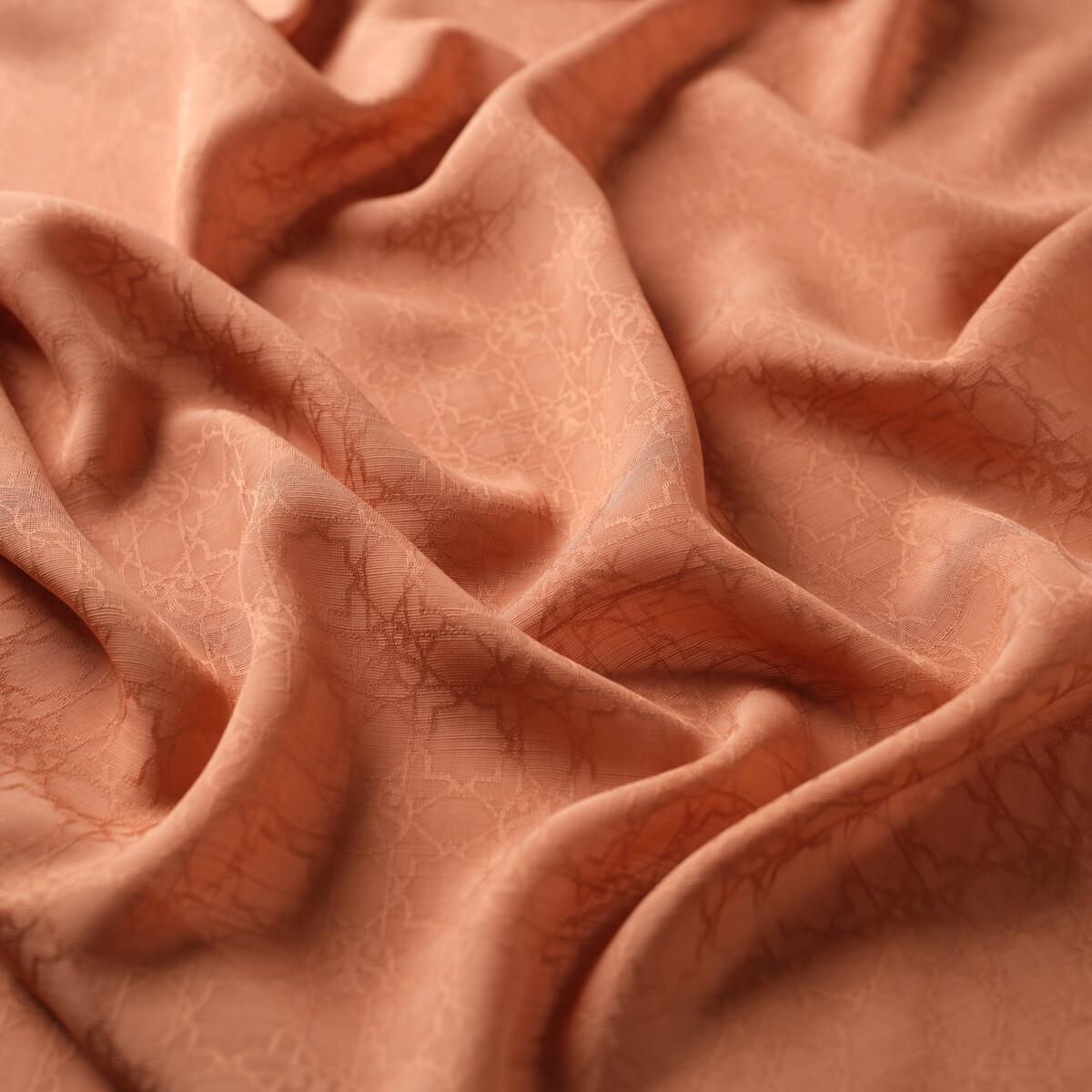 İpekevi Dört Mevsim Monogram Desen Şal 04356-Şeftali