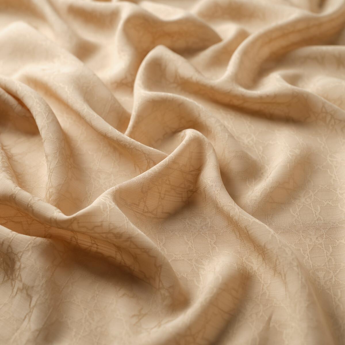 İpekevi Dört Mevsim Monogram Desen Şal 04356-Fildişi