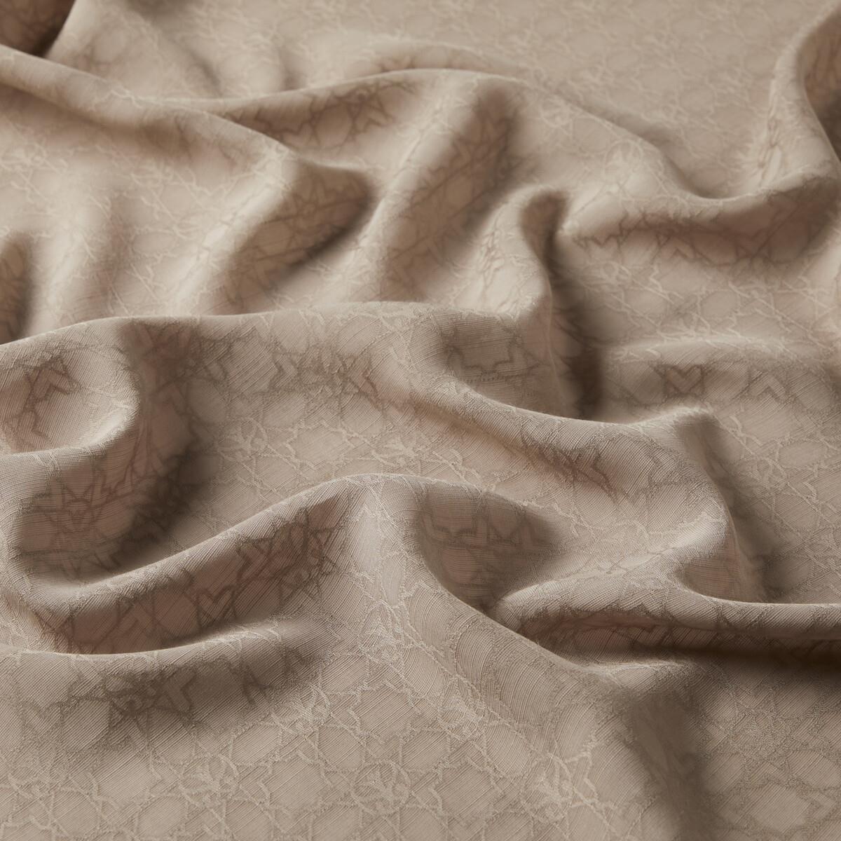 İpekevi Dört Mevsim Monogram Desen Şal 04356-Vizon