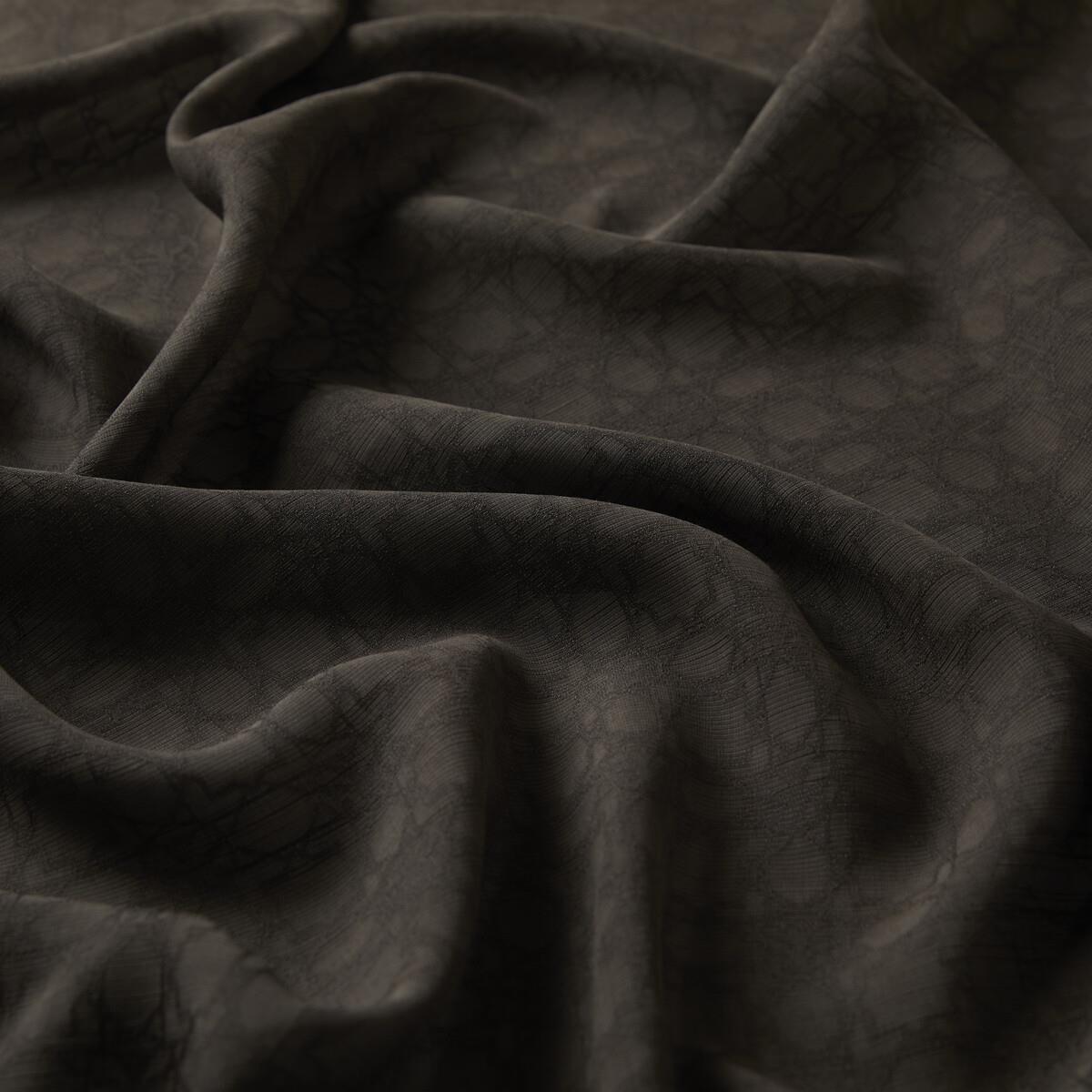 İpekevi Dört Mevsim Monogram Eşarp 04357-Küllü Kahve
