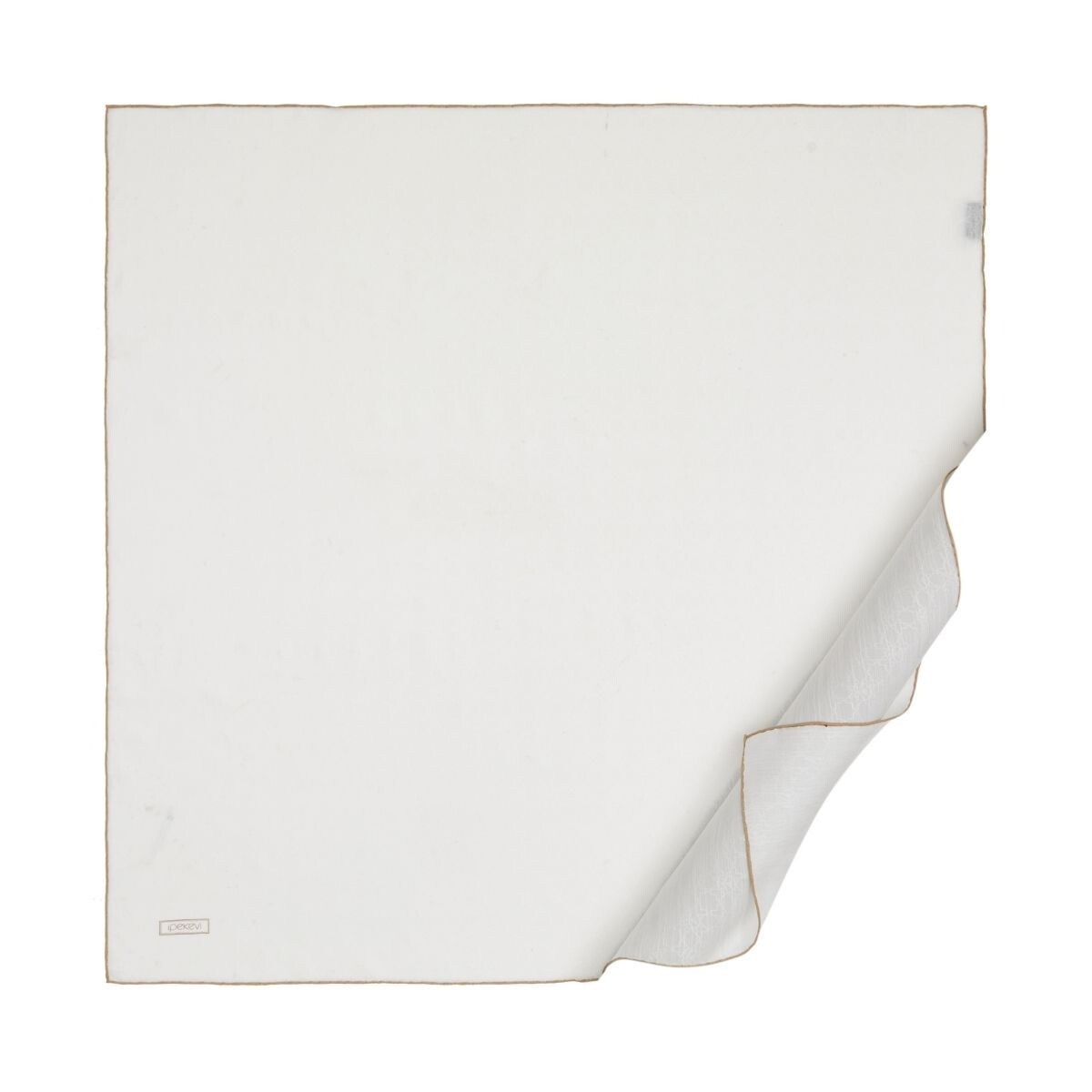 İpekevi Dört Mevsim Monogram Eşarp 04358-Beyaz