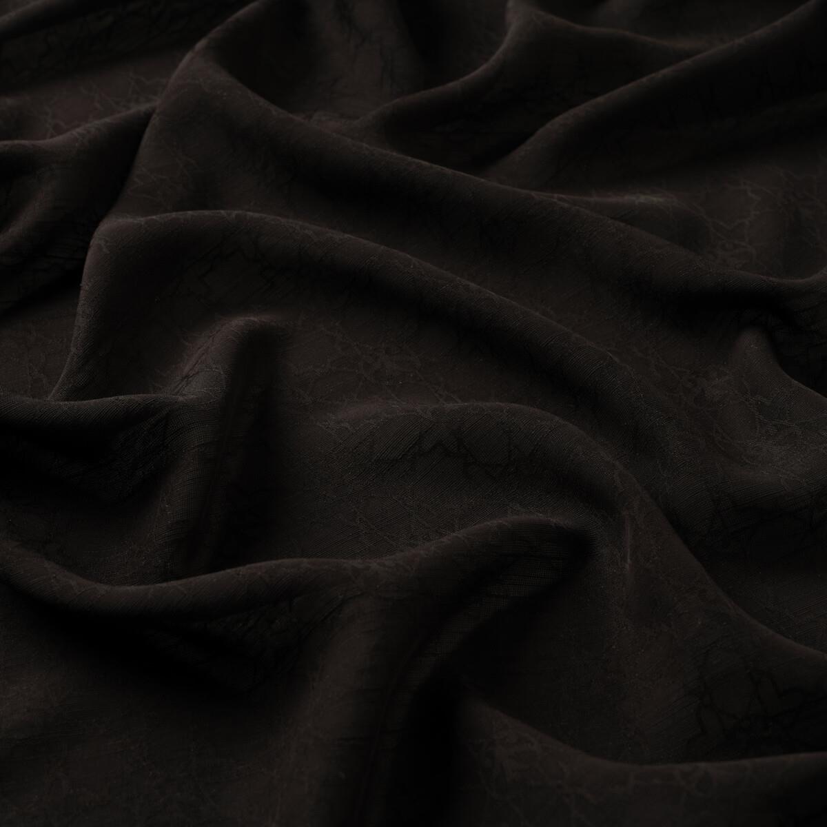 İpekevi Dört Mevsim Monogram Eşarp 04357-Siyah