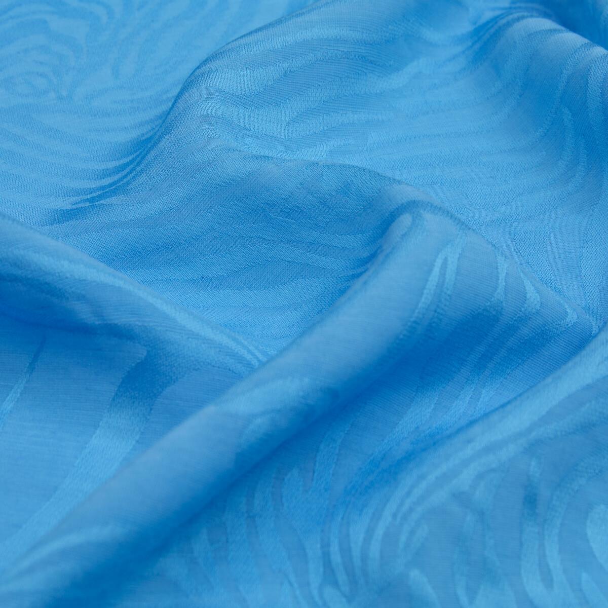 İpekevi Dört Mevsim Zebra Desenli Monogram Jakar Şal 04473-İndigo