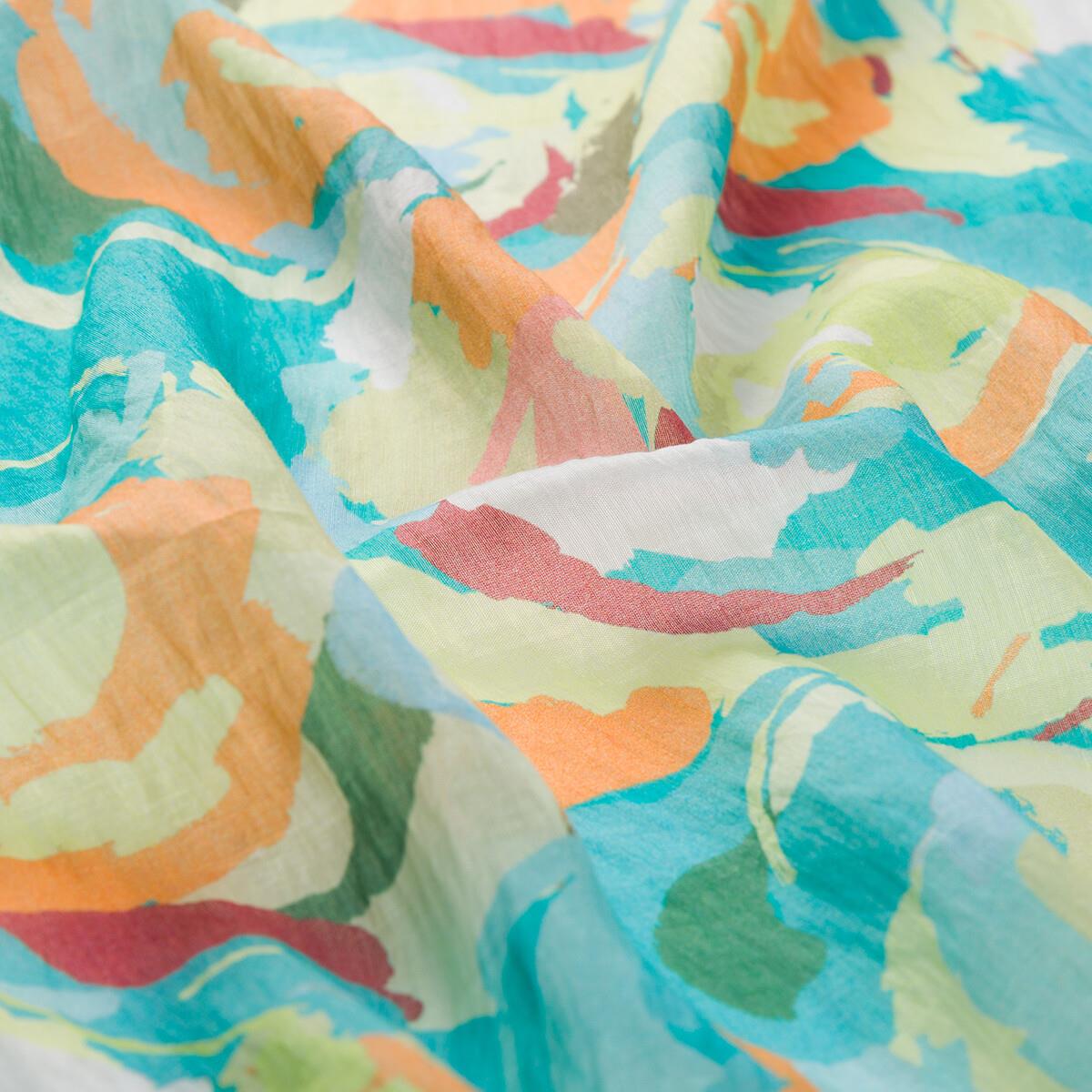 İpekevi Duygusal Çiçekler Tensel Soft Desenli Eşarp 02219-Cam Göbeği