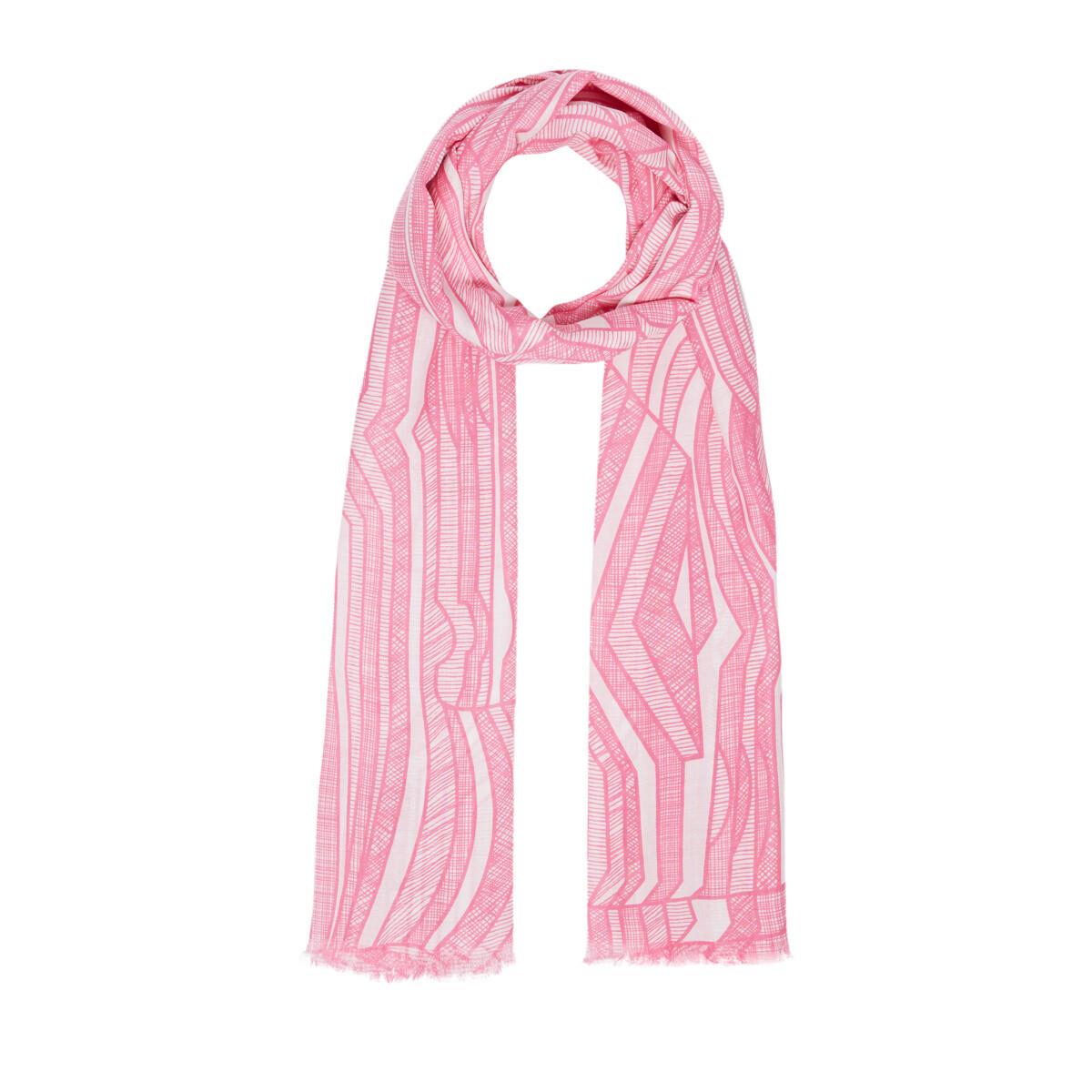 İpekevi Eskiz Desenli Şal 10519-Pembe