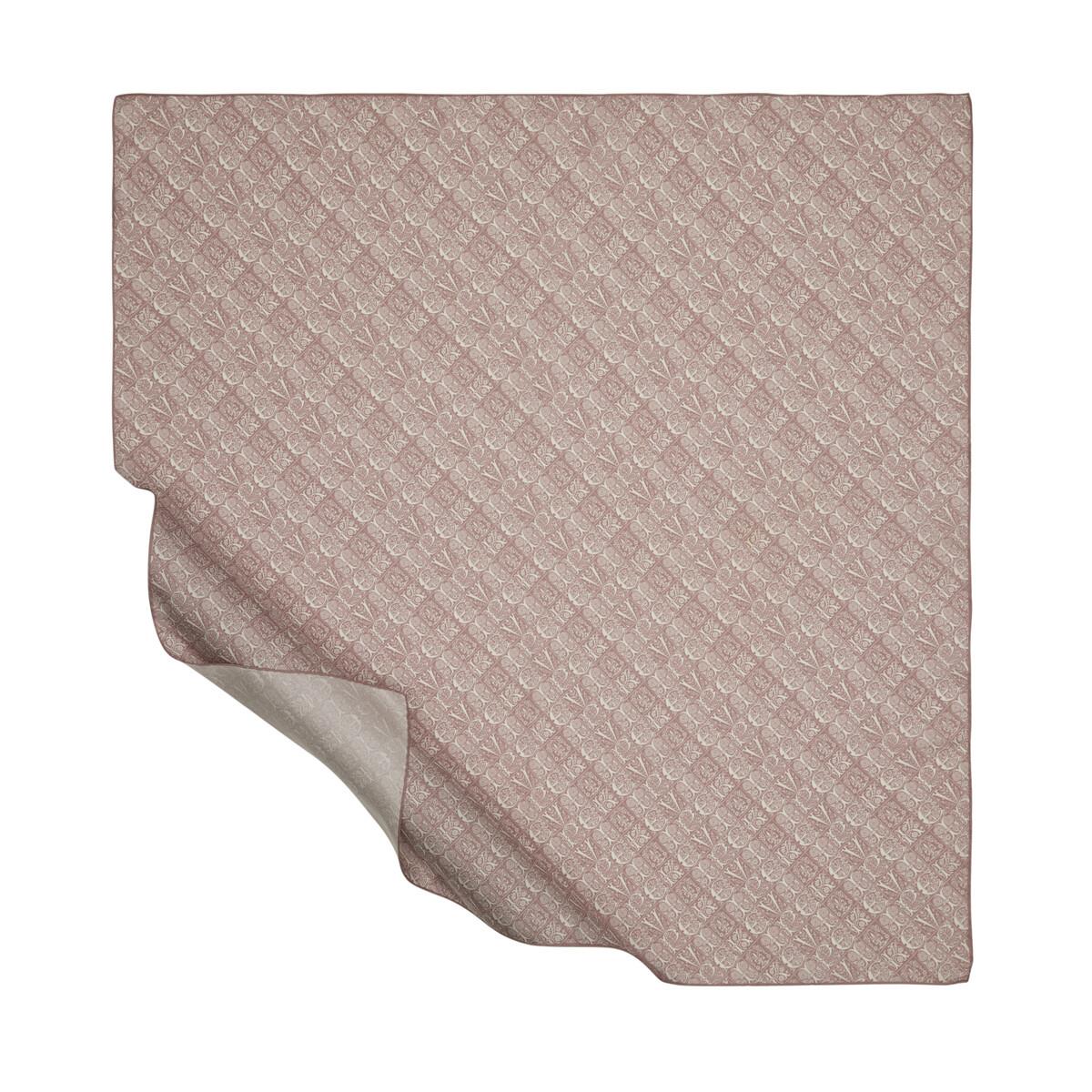 İpekevi Etnik Monogram Eşarp 01245-Gül Kurusu