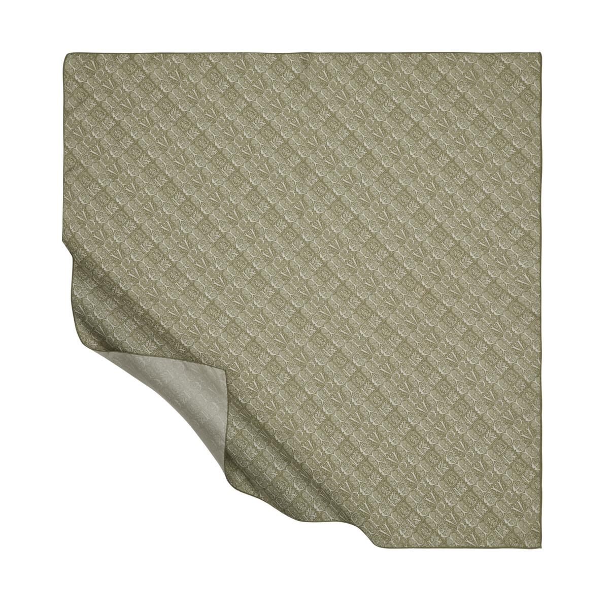 İpekevi Etnik Monogram Eşarp 01245-Haki