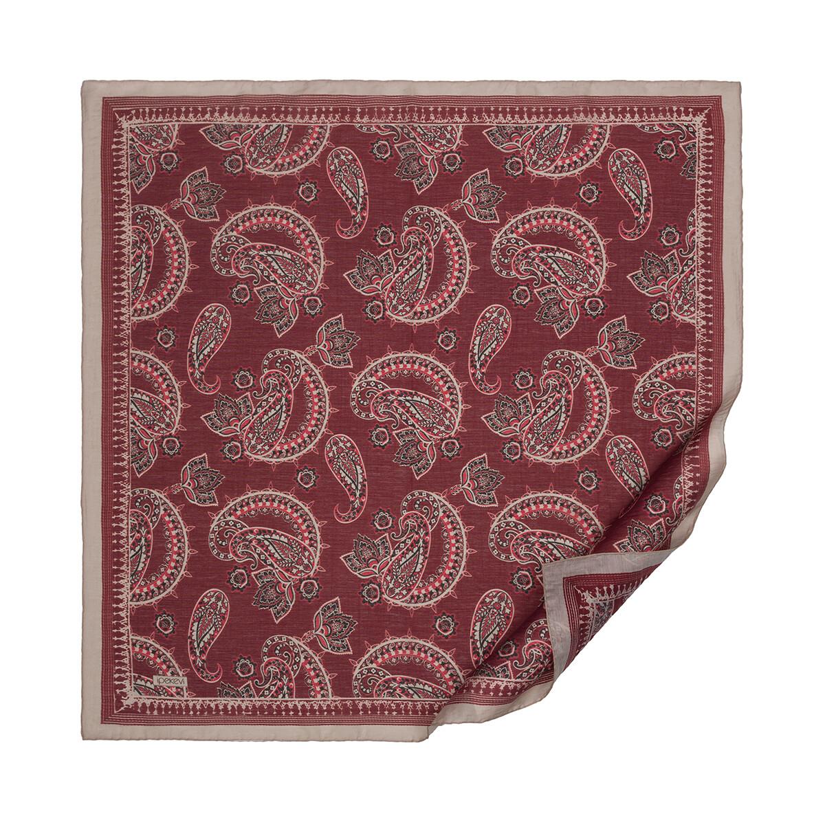 İpekevi Mezopotamya Model 04 Desenli Tensel Soft Eşarp 02227-Mürdüm