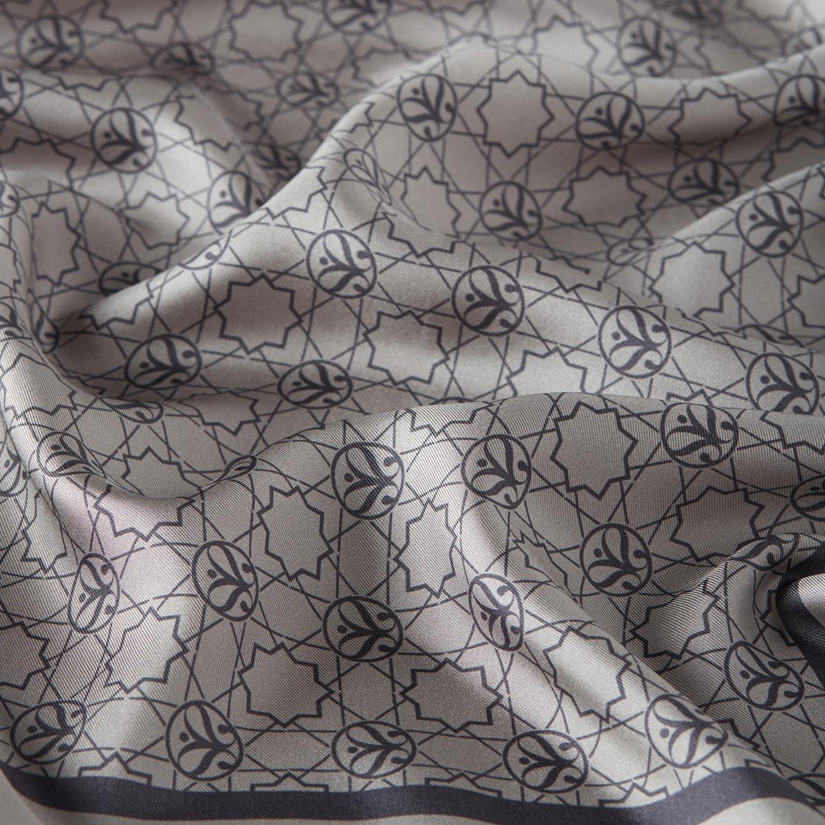 İpekevi Mini Seljuk Monogram Eşarp 01123-Lame