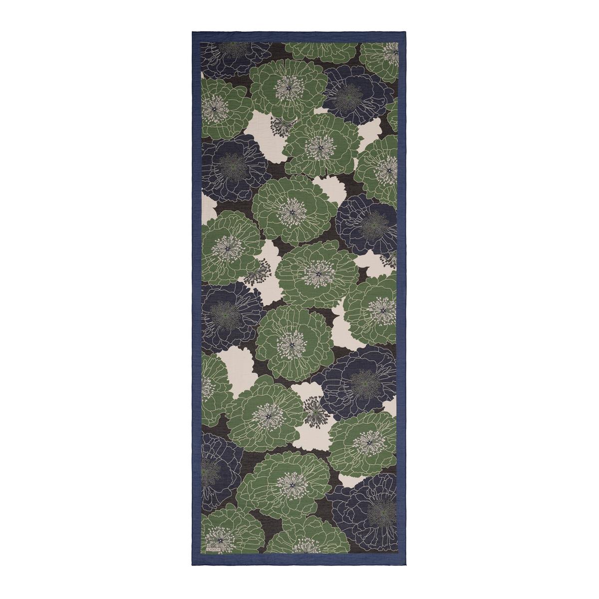 İpekevi Ortanca Sepeti Tensel Şal 02550-Lacivert Yeşil