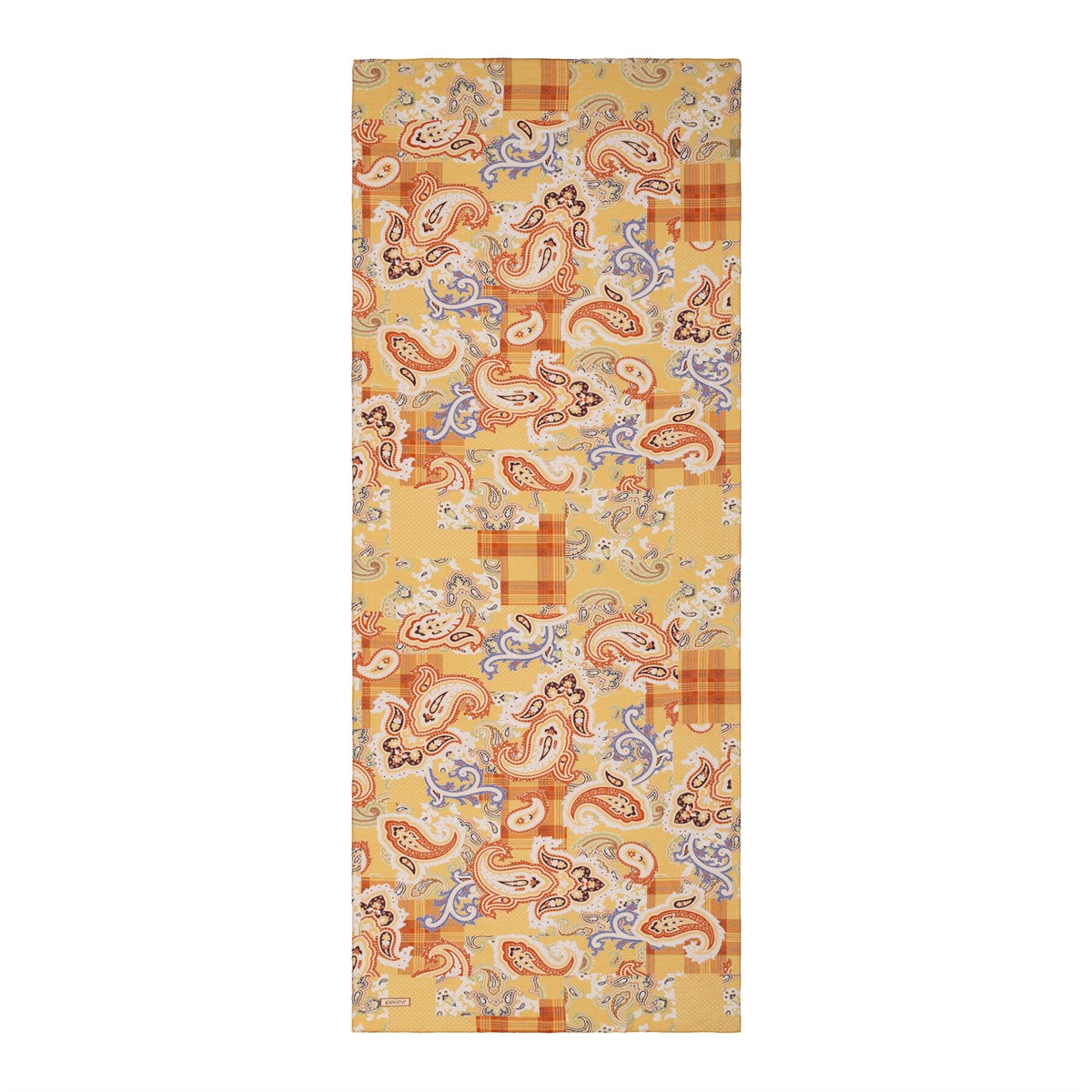 İpekevi Patchwork Desenli TenSoft Şal 03920-Gold