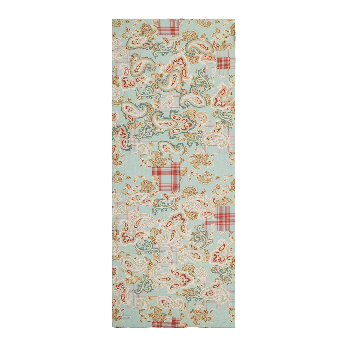 İpekevi Patchwork Desenli TenSoft Şal 03920-Su Yeşili