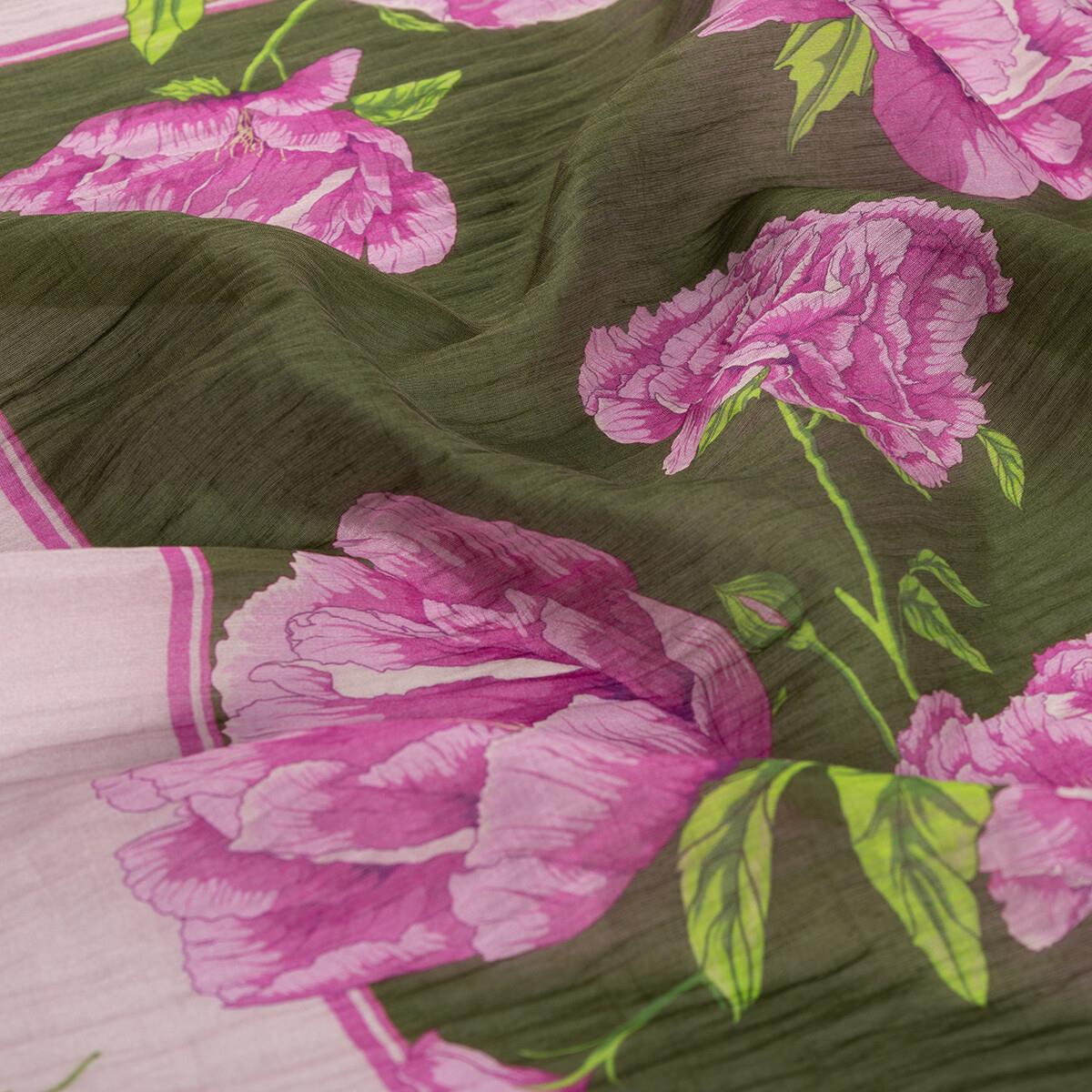 İpekevi Şakayık Tensel Soft Eşarp 02237-Çam Kokusu