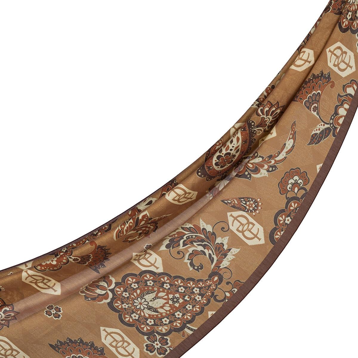 İpekevi Serenad Tensel Şal 02268-Kahve Gold