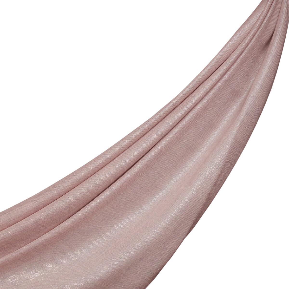 İpekevi Yün İpek Şal 06149-Puslu Pembe