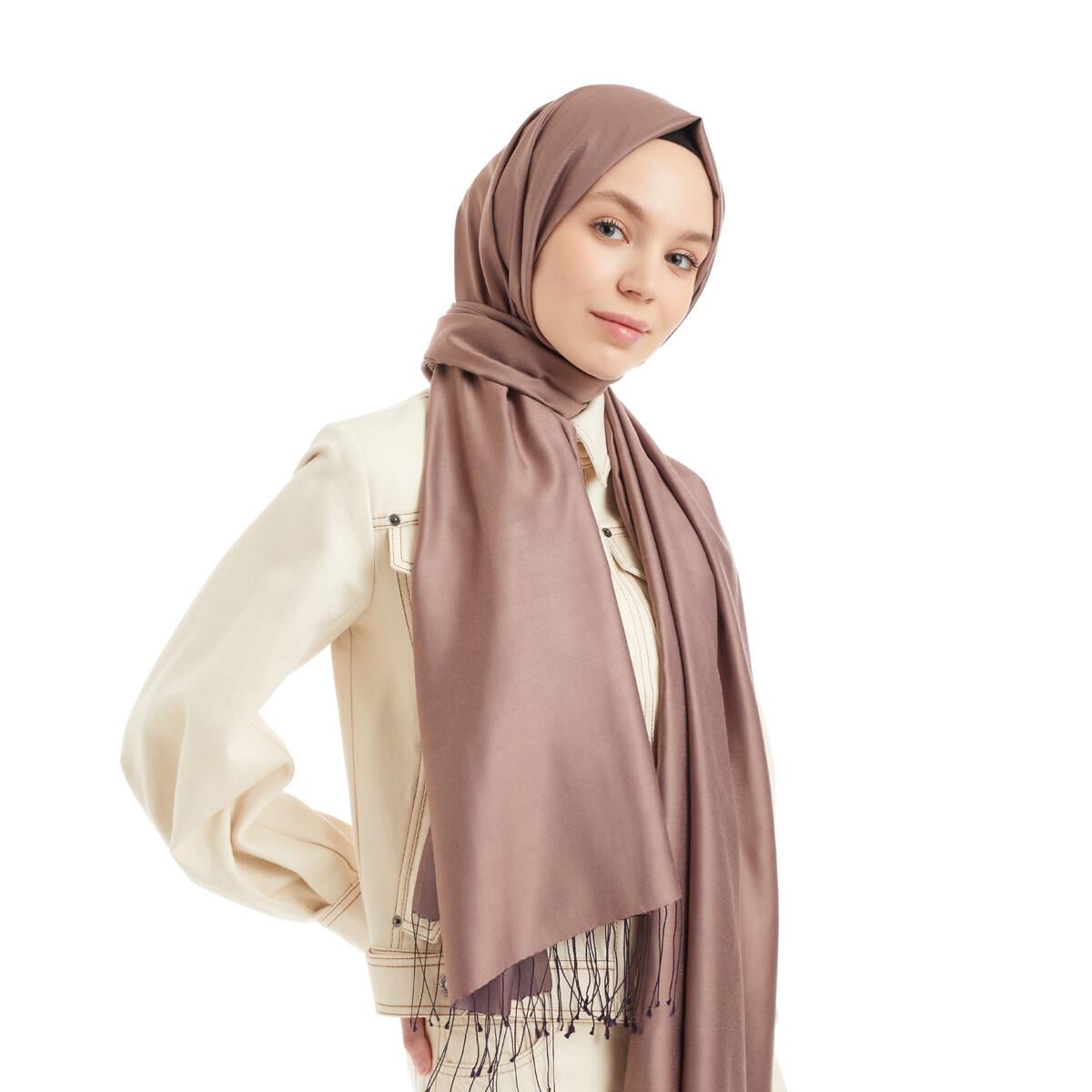 Qoza Solid Şal 6848-Fondöten