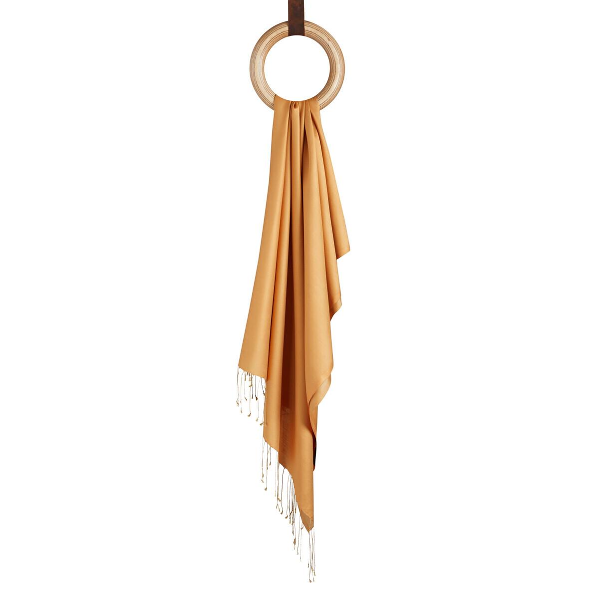 Qoza Solid Şal 6848-Gold