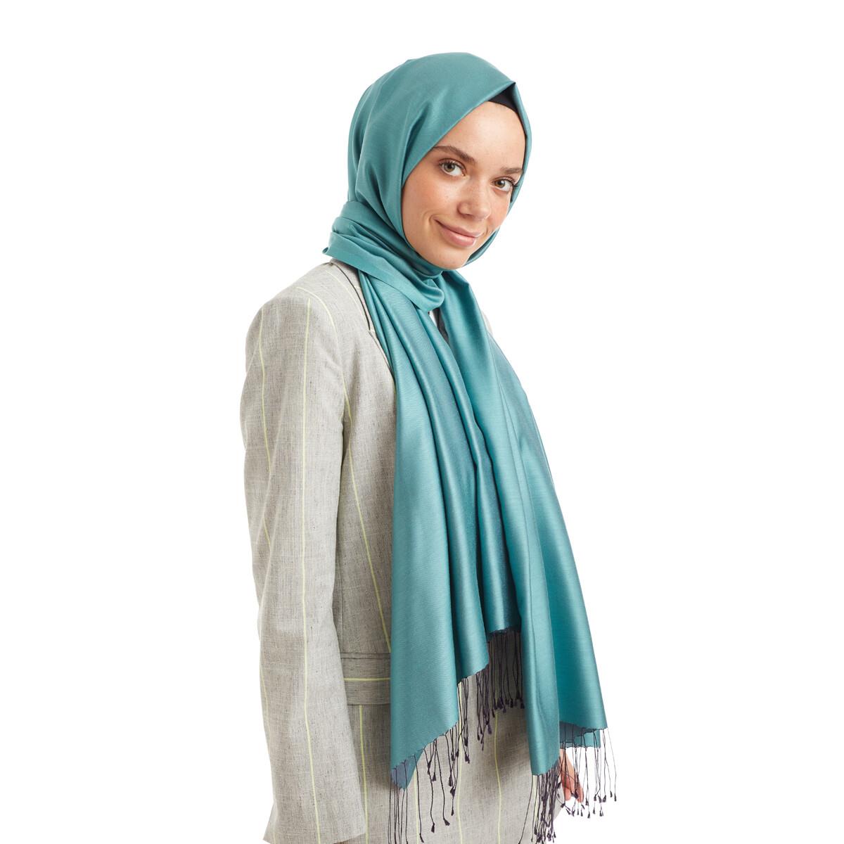 Qoza Solid Şal 6848-Mentol