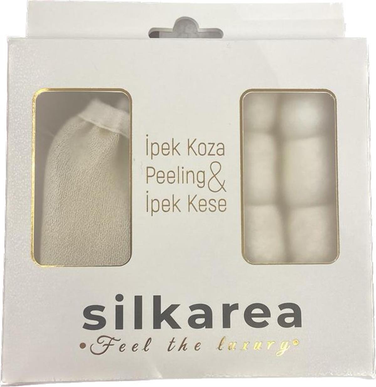 Silkarea İpek Koza Peeling & İpek Kese-Std