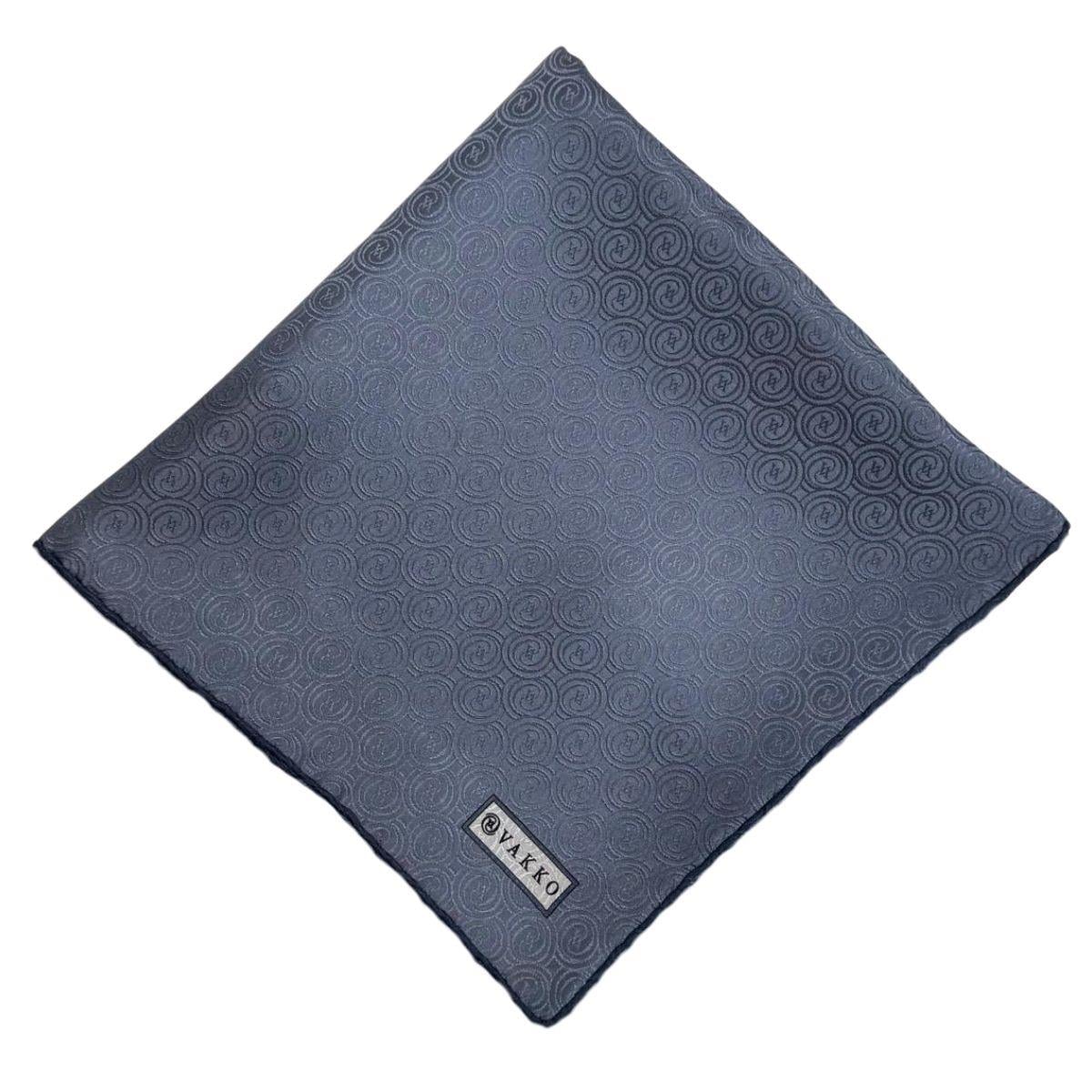 Vakko İpek Jakar Monogram Eşarp 31815-M-Antrasit Melanj