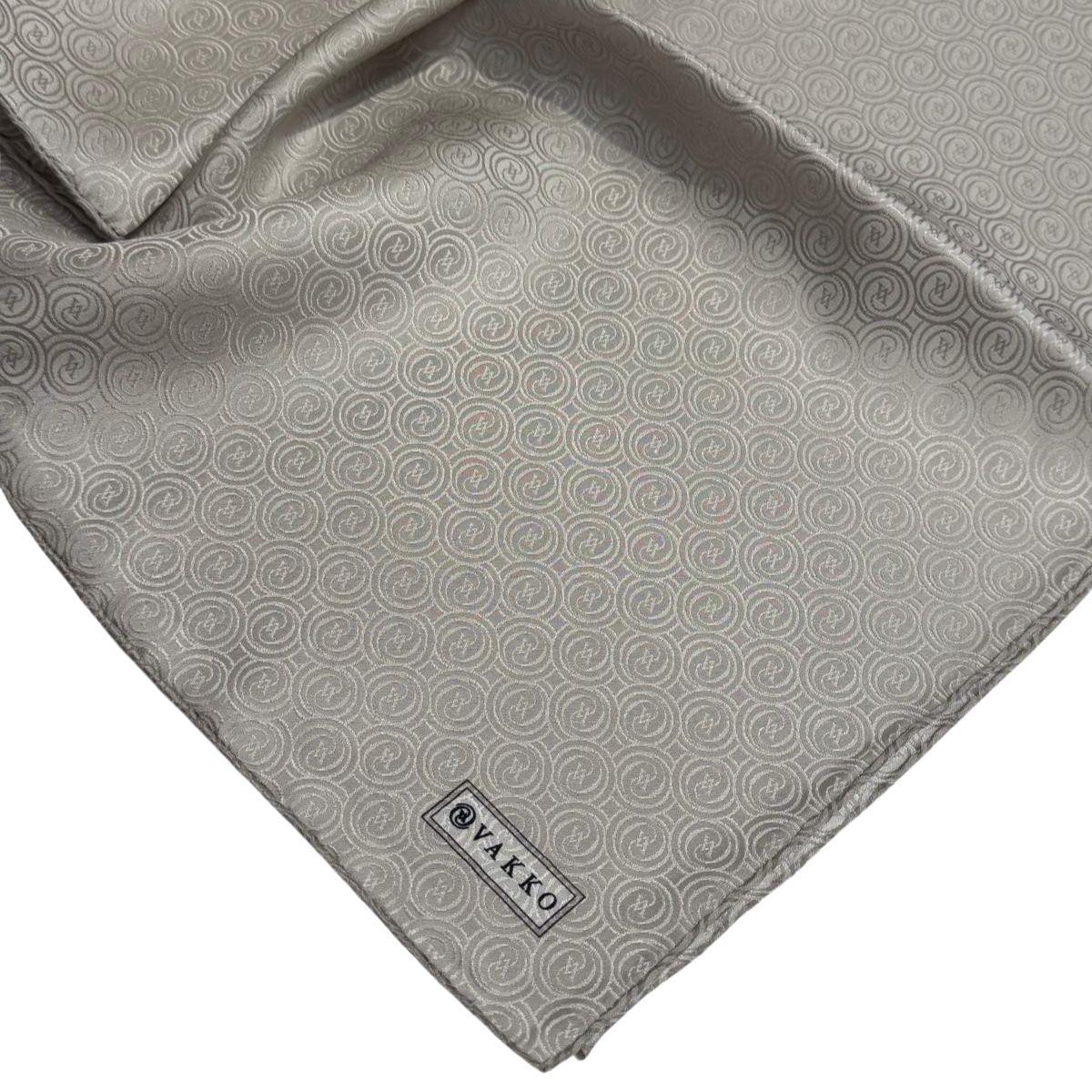 Vakko İpek Jakar Monogram Eşarp 31815-M-Vizon
