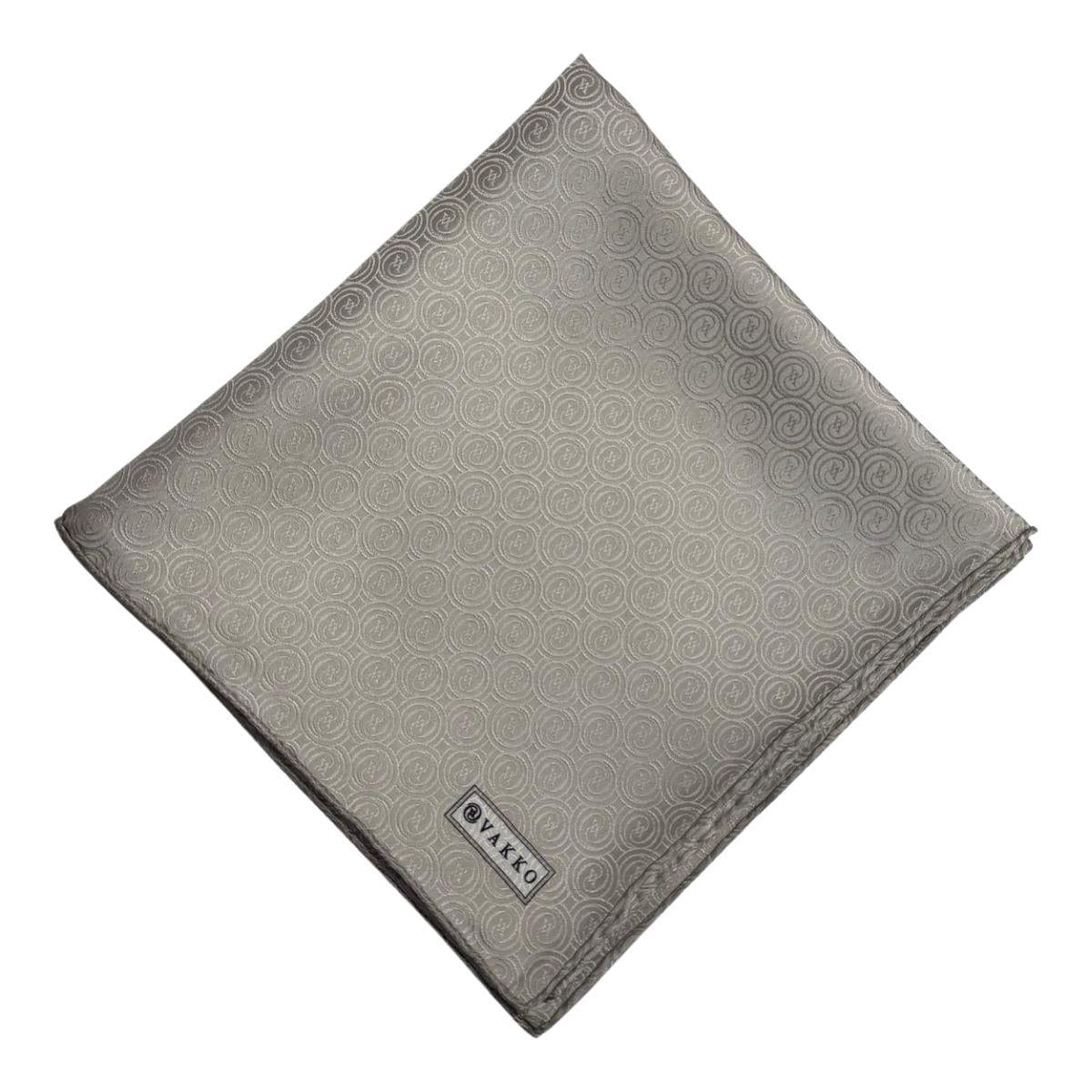 Vakko İpek Jakar Monogram Eşarp 31815-M-Vizon