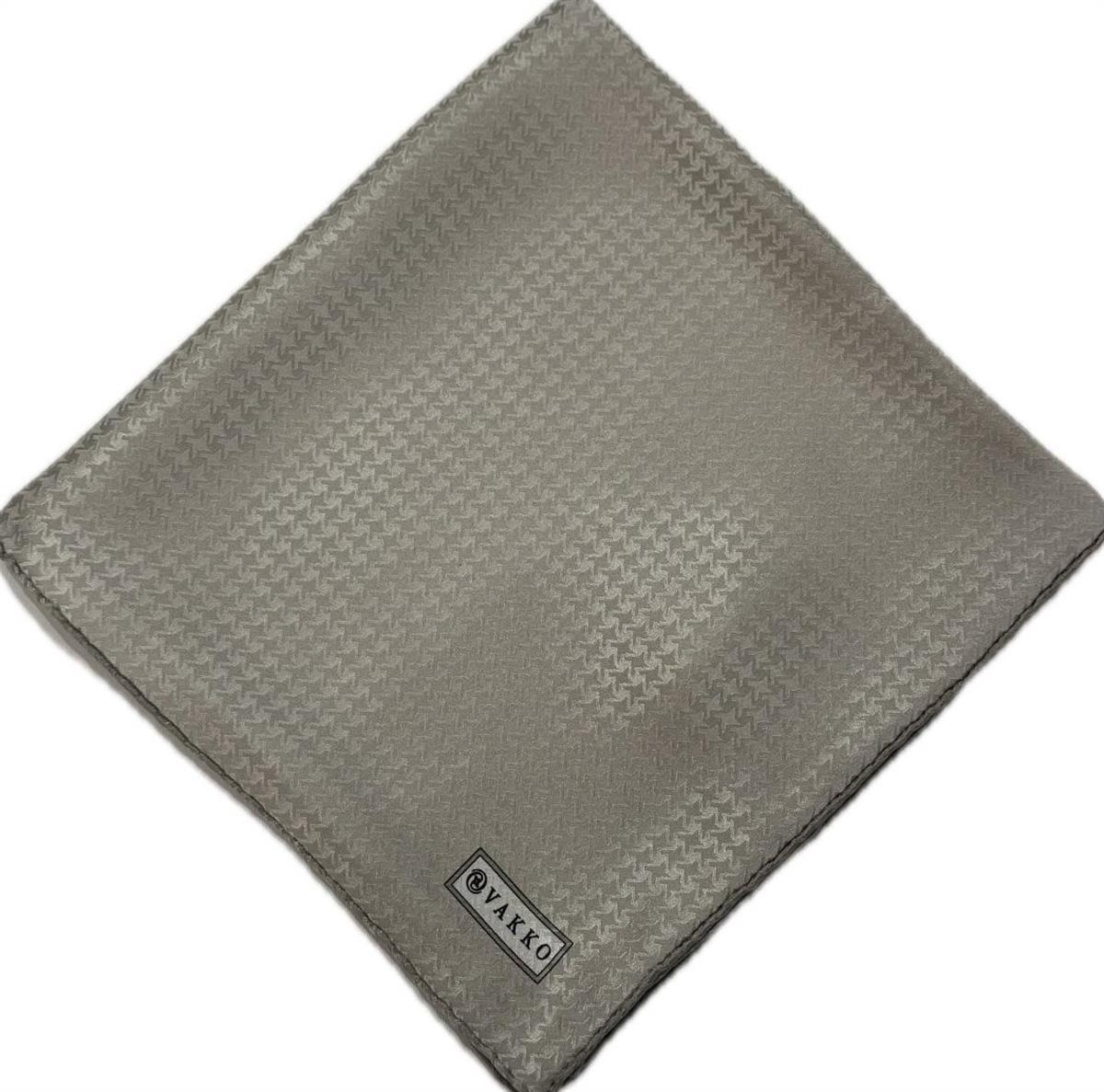 Vakko Jakarlı İpek Eşarp 31815-J-Vizon