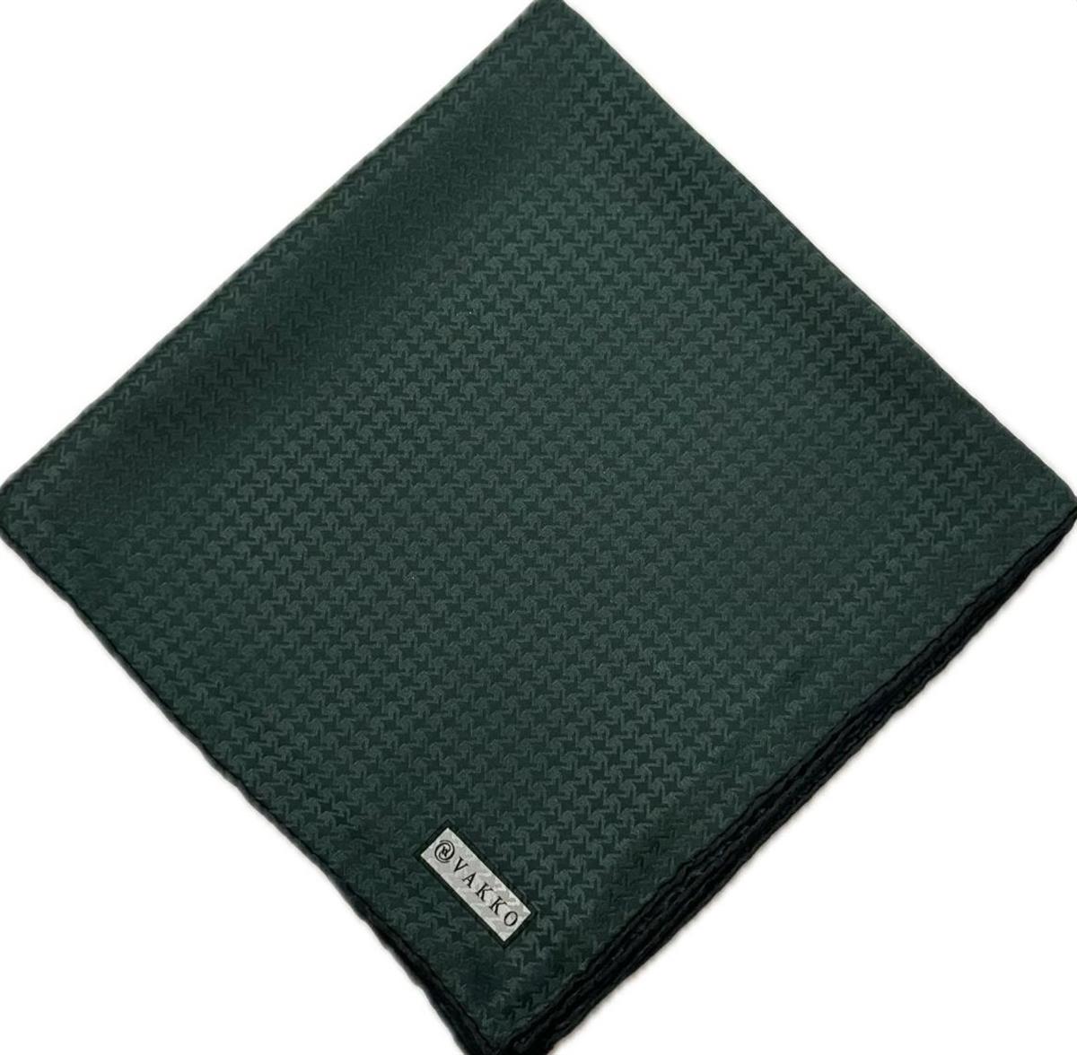 Vakko Jakarlı İpek Eşarp 31815-J-Zümrüt Yeşili