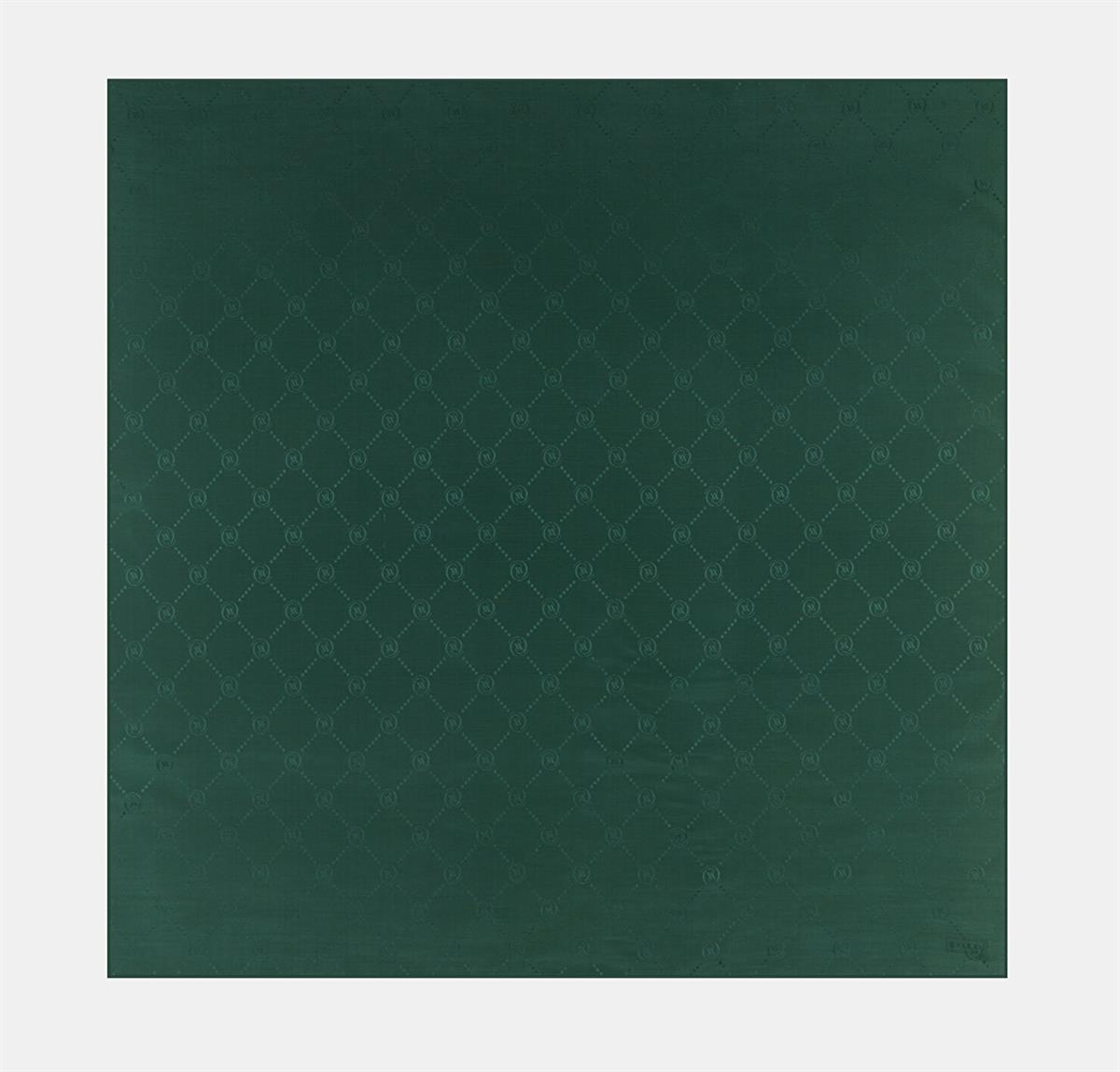 Vakko Monogram Pamuk İpek Eşarp 40828-Nefti