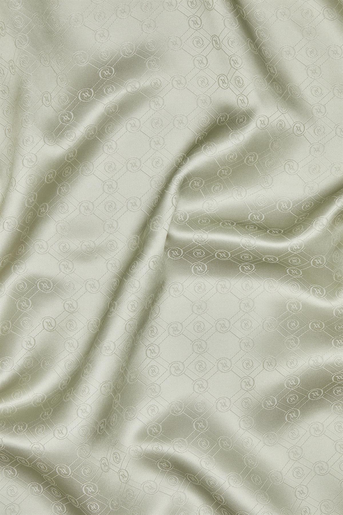 Vakko Obje Deseli İpek Şal 41555-Açık Yeşil