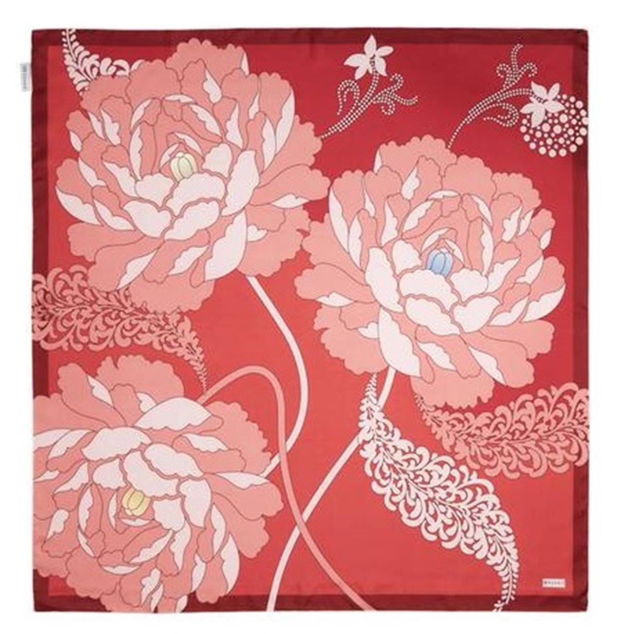 Vakko Tivil İpek Eşarp 300089363001-Kırmızı