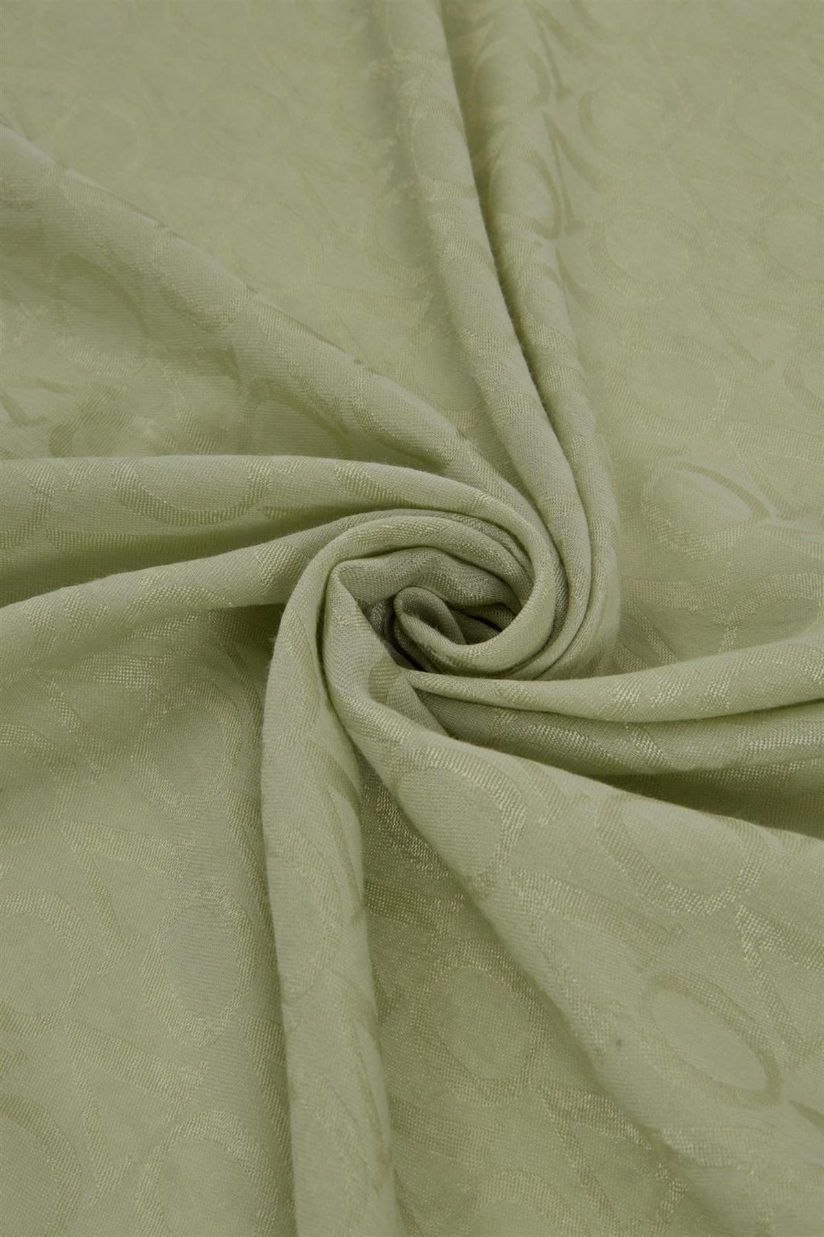 Valentino Orlandi Jakarlı Monogram Şal  27042025-Su Yeşili