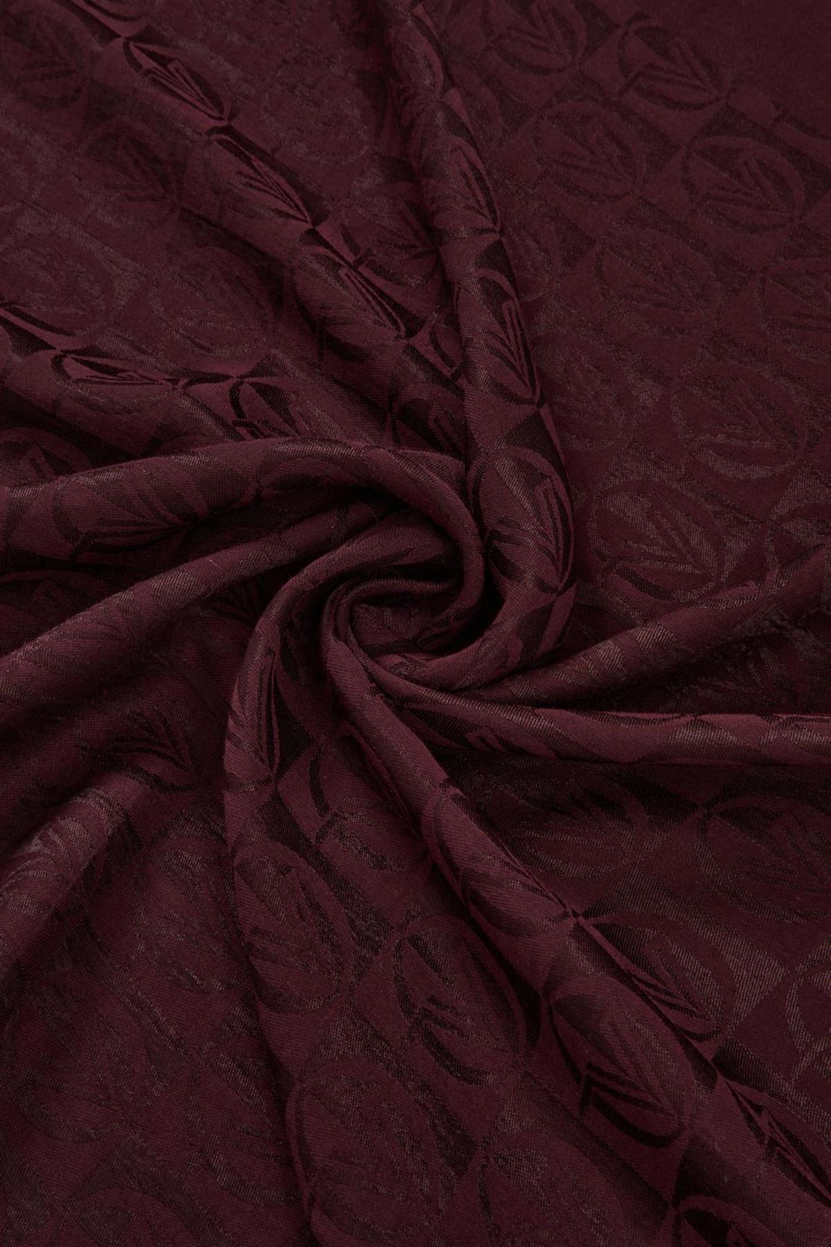 Valentino Orlandi Jakarlı Şal 27032025-Bordo
