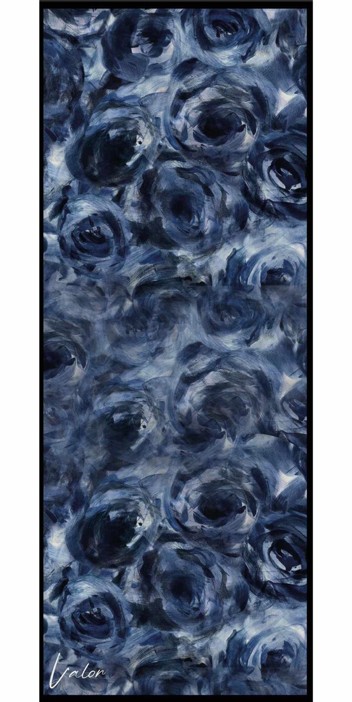 Valor Scarf Watercolor Dark Rose Şal 10112024-2494
