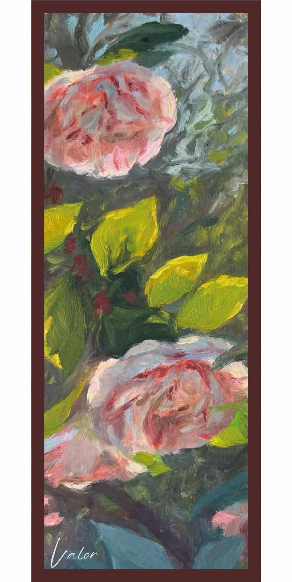 Valor Scarf Watercolor Lotus Şal 20122024-2498