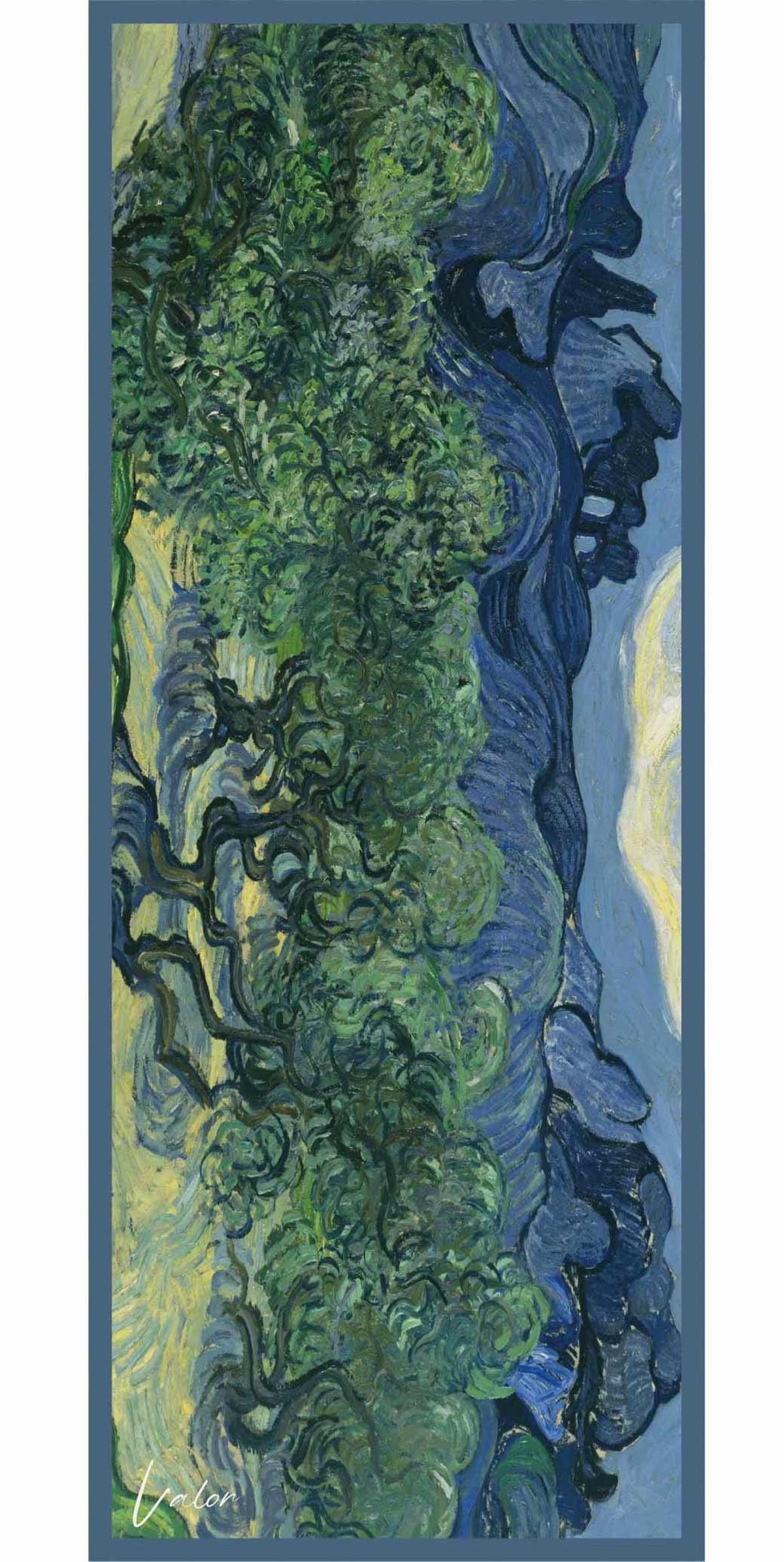 Valor Scarf Watercolor Moss Şal 07112024-2503