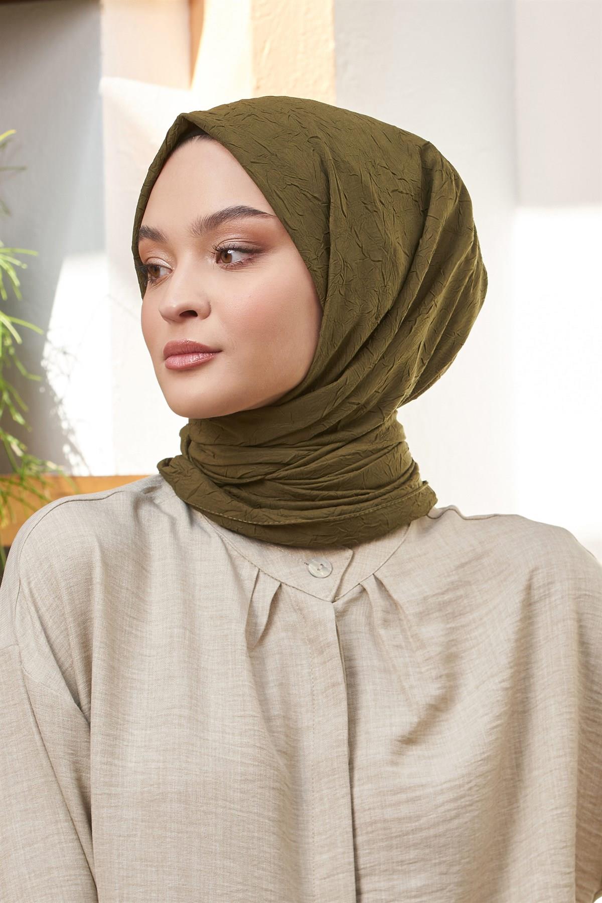 Viva Bambu Kraş (Crush) Şal 2055-Haki