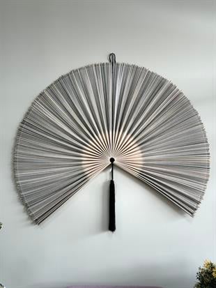 İTHAL BAMBU YELPAZE DUVAR DEKORU