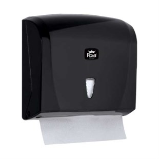 Rova Z Katlı Kağıt Havlu Dispenseri 200'LÜ Siyah