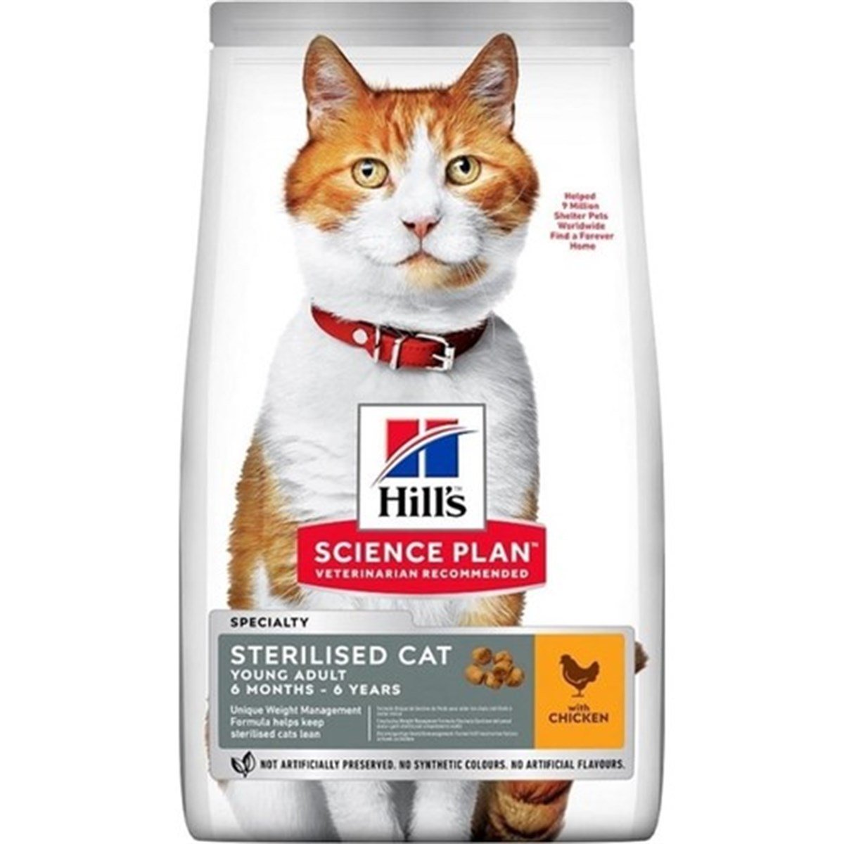 Hills 10 kg Science Plan Kısırlaştırılmış Tavuklu Kedi Maması