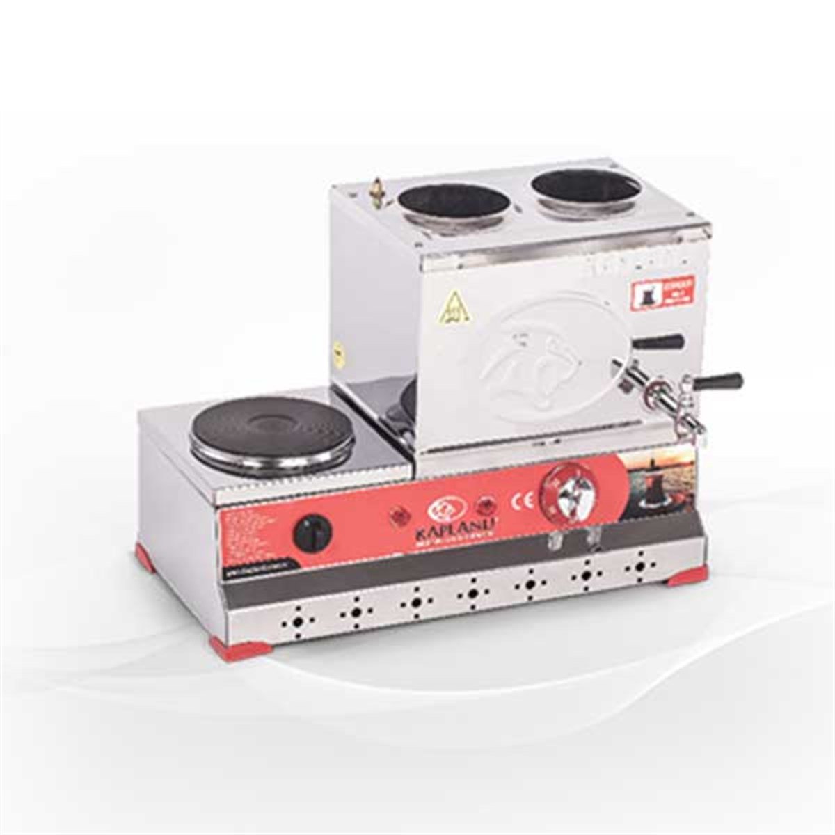 Kaplanlı 14 Lt Pleytli Elektrikli Çay Kazanı ve Çay Ocağı